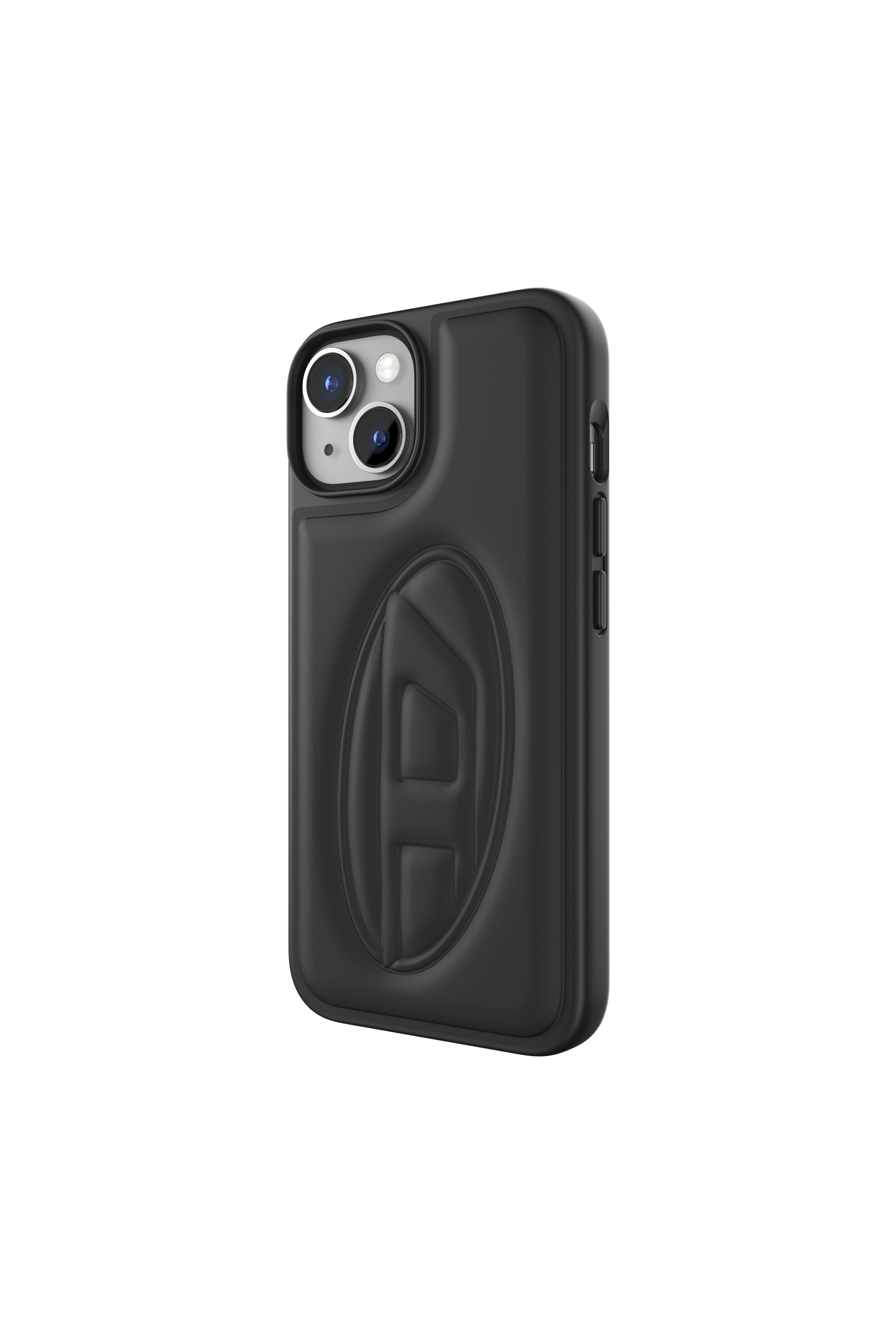 Diesel - 53406 MOULDED CASE, Unisex's Moulded case D logo for iPhone 14 in Black - 4