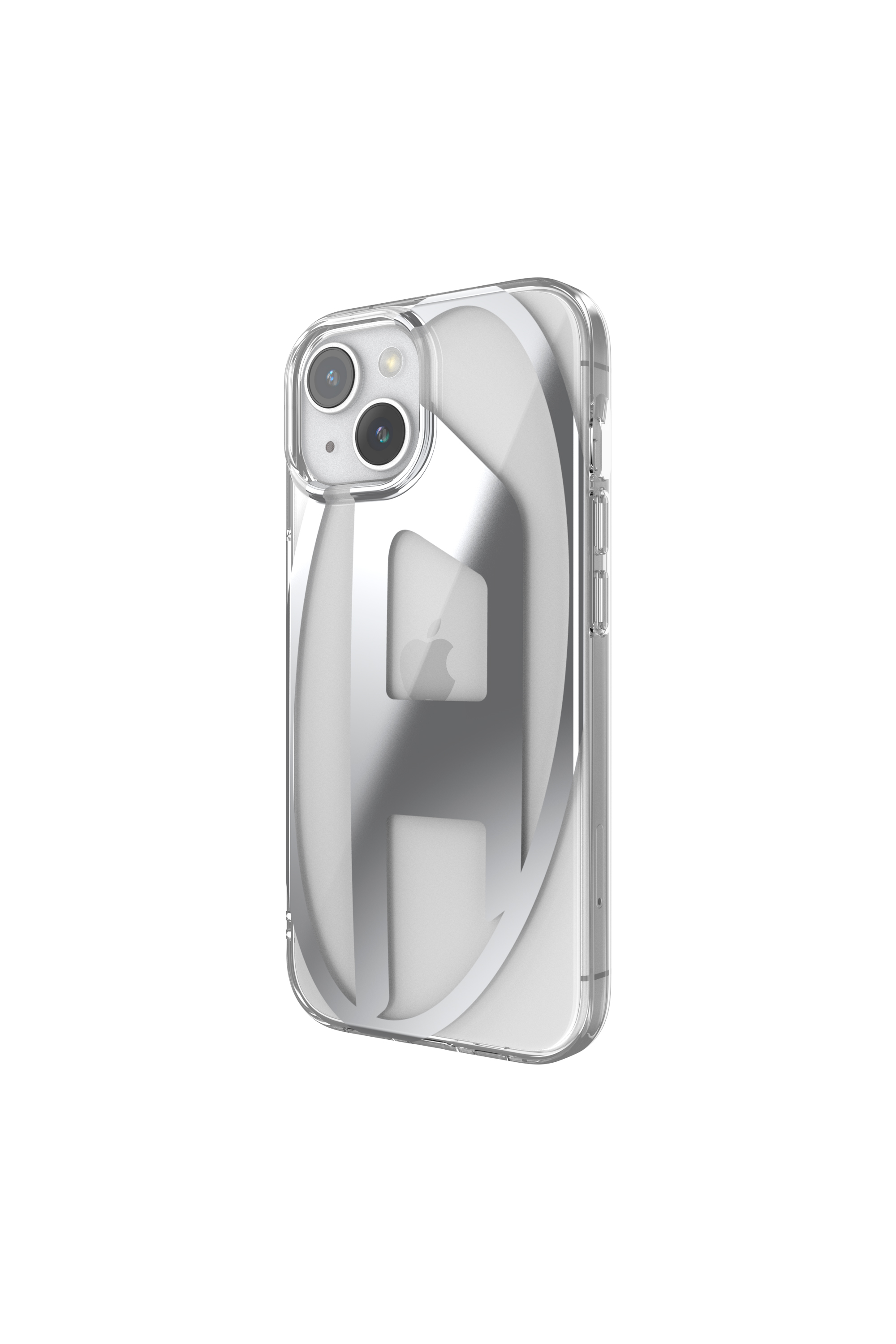Diesel - 54201 MOULDED CASE, Unisex's Clear case D iP15 in Silver - 4