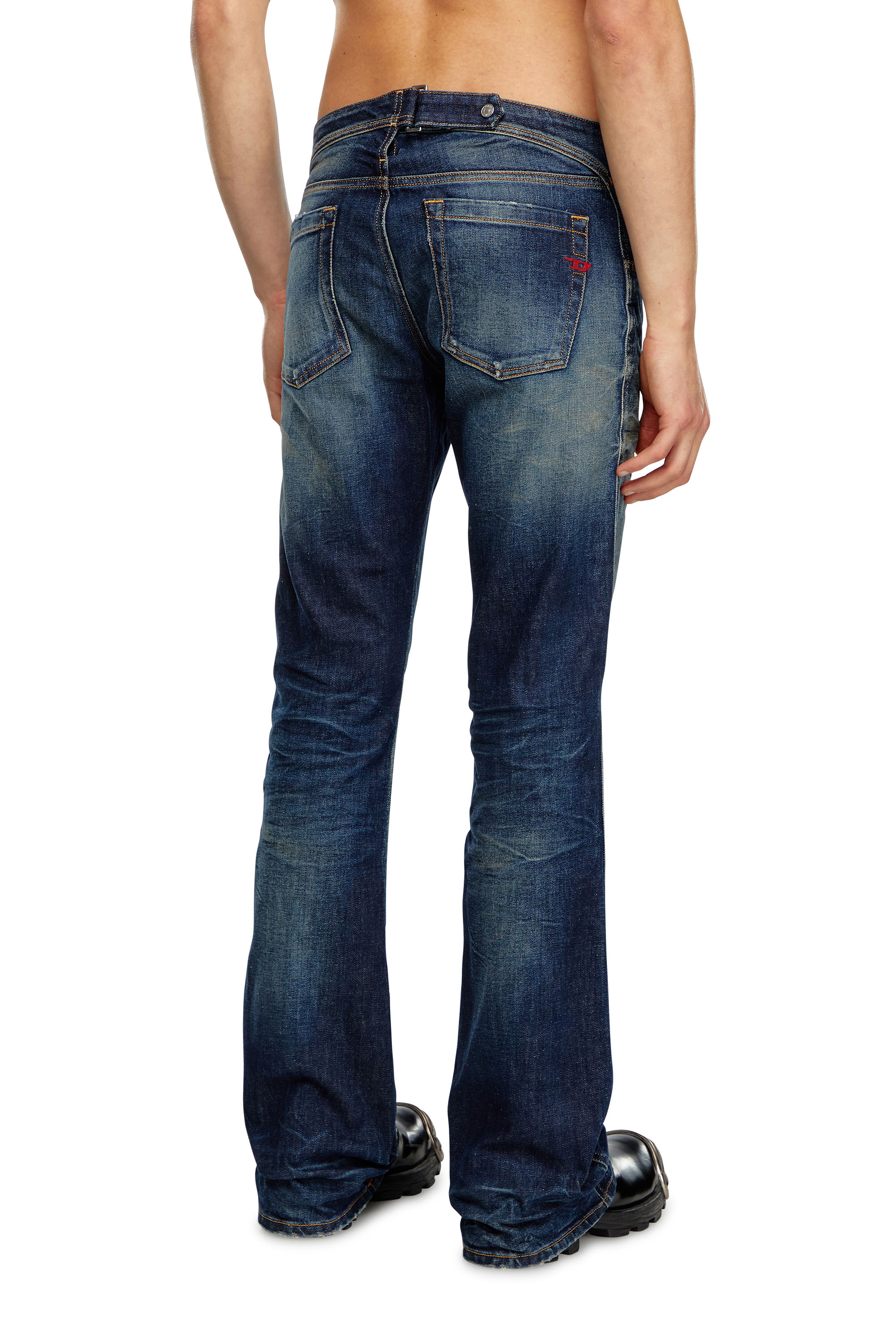 Diesel - Man's Bootcut Jeans D-Backler 09H79, Dark Blue - 4