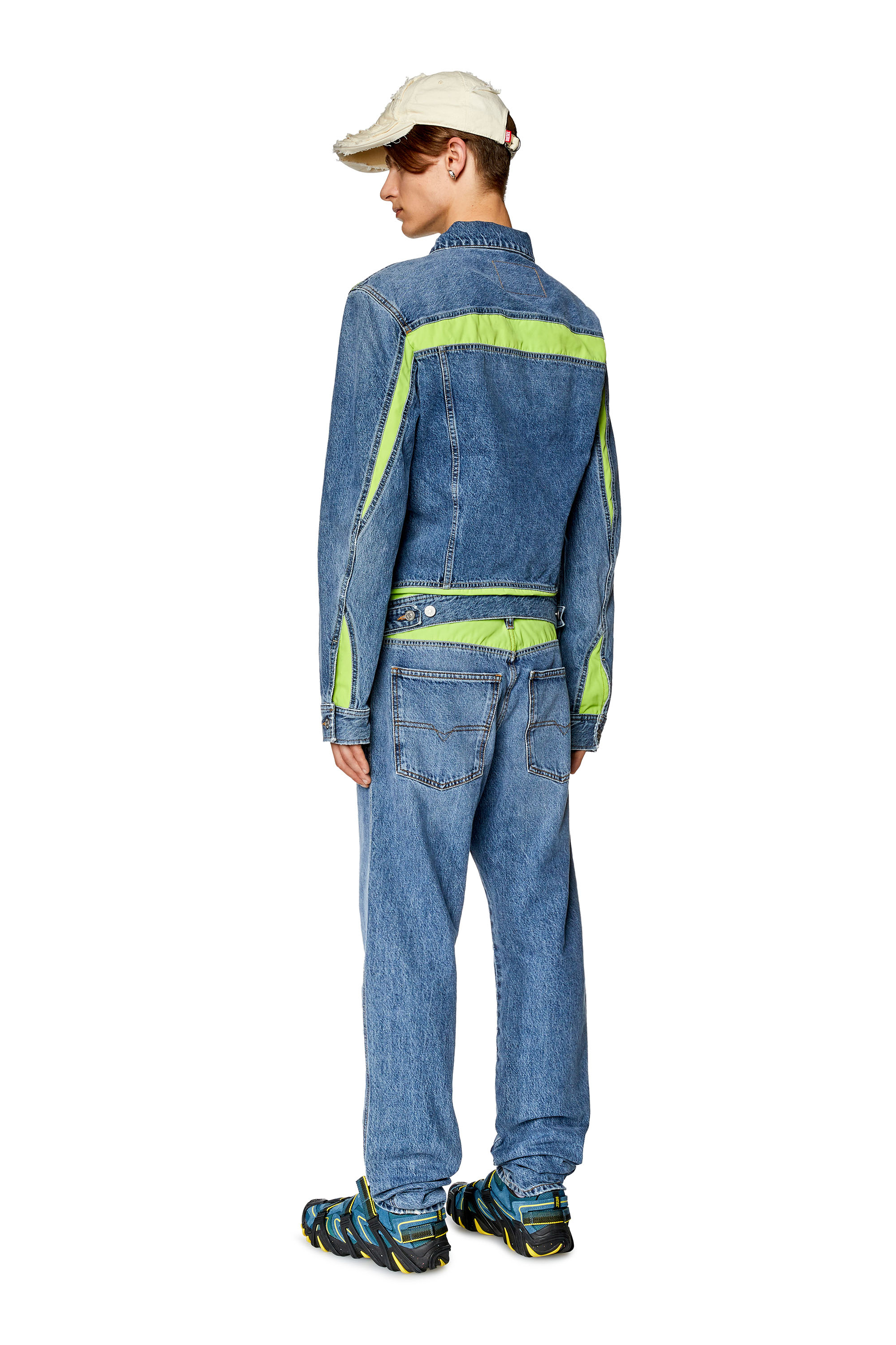 Diesel - Straight Jeans 1995 D-Sark 09G93, Man's Straight Jeans - 1995 D-Sark in Light Blue - 2