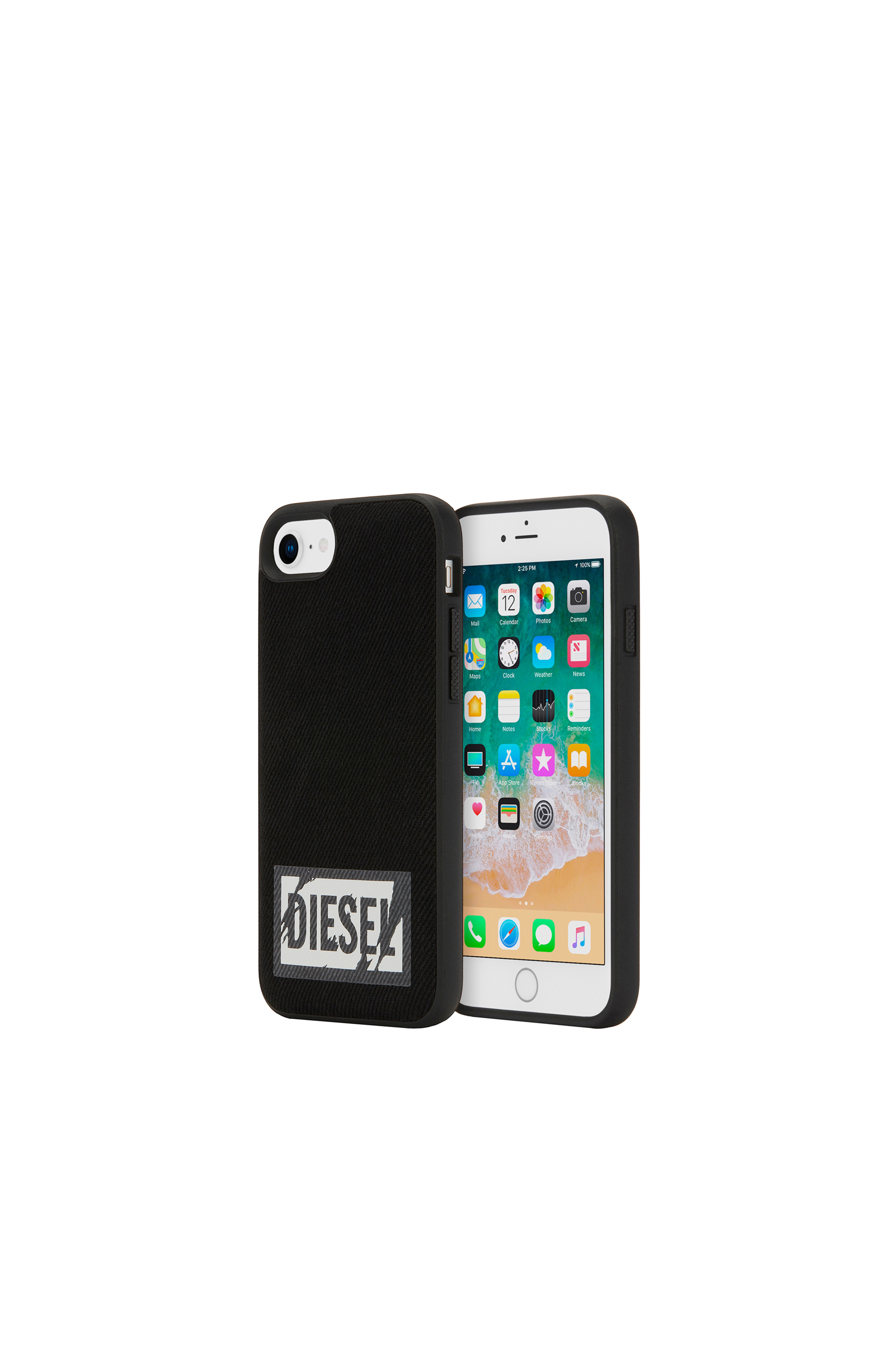 Diesel - BLACK DENIM IPHONE 8/7/6S/6 CASE, Unisex's Black denim case, iPhone 8/7/6s/6 in Black - 1
