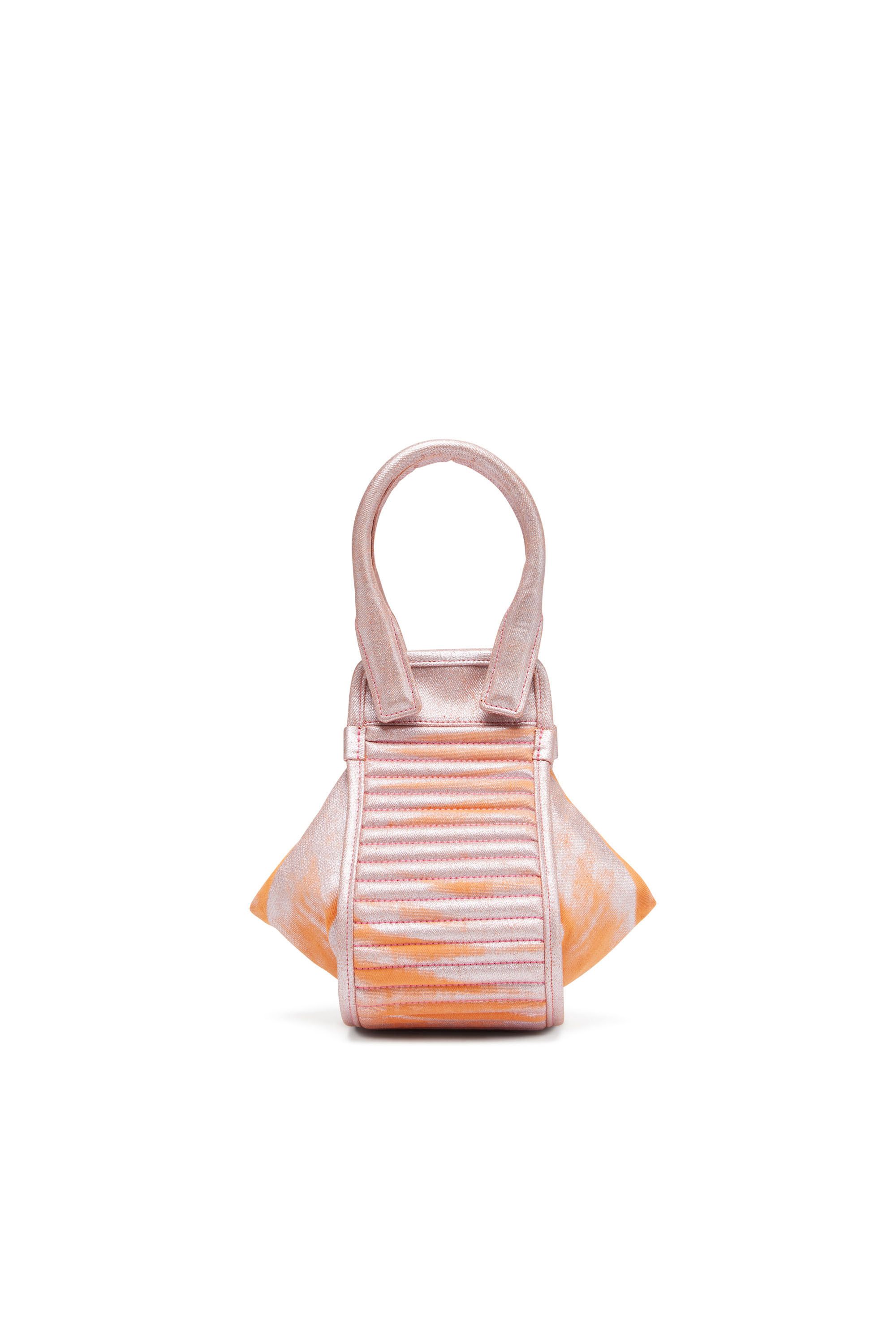 Diesel - D-VINA-XS, Woman's D-Vina-XS-Handbag in bicolour coated denim in Pink - 2