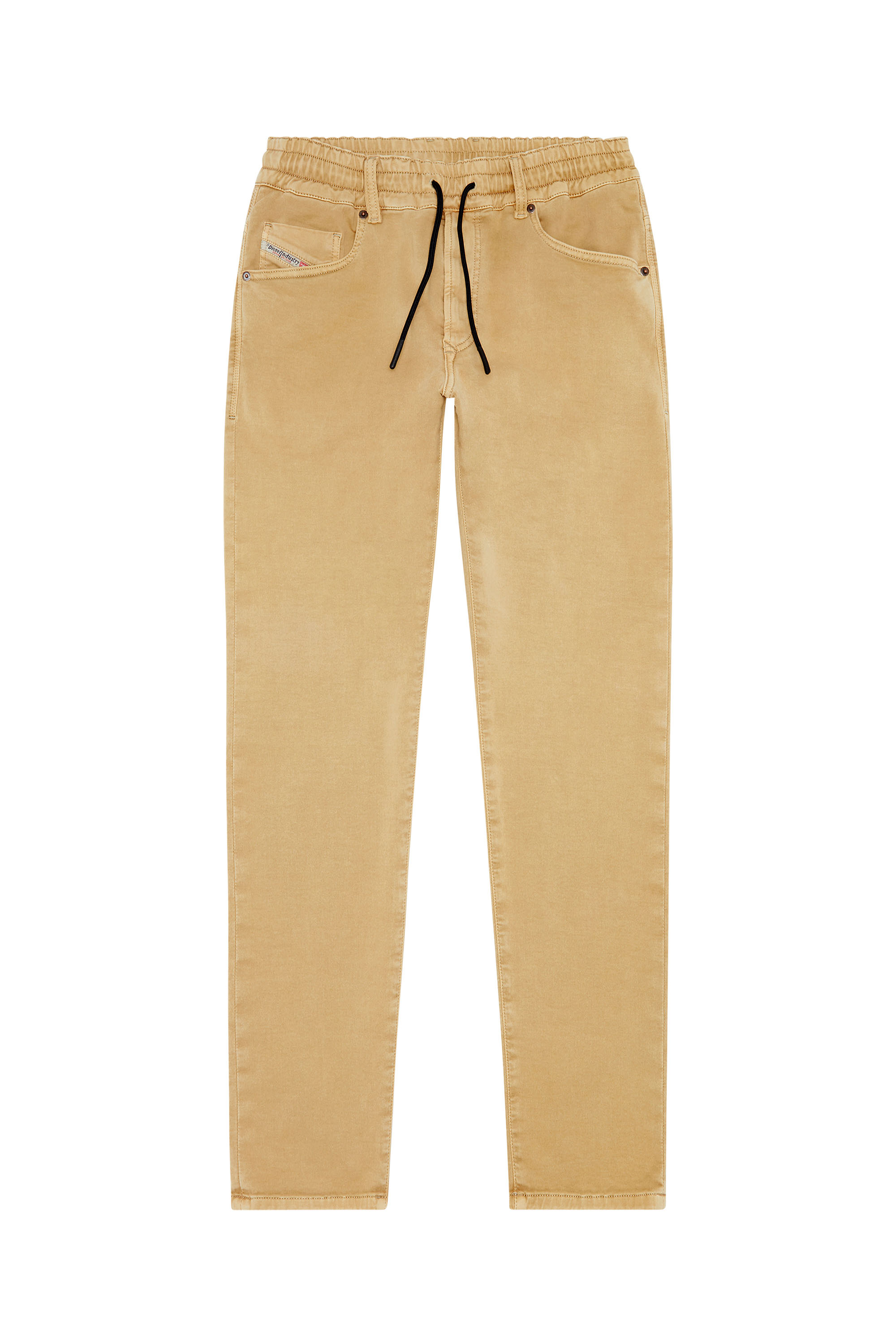 Diesel - Tapered 2030 D-Krooley Joggjeans® 068DY, Man's Tapered 2030 D-Krooley Joggjeans® in Light Brown - 3