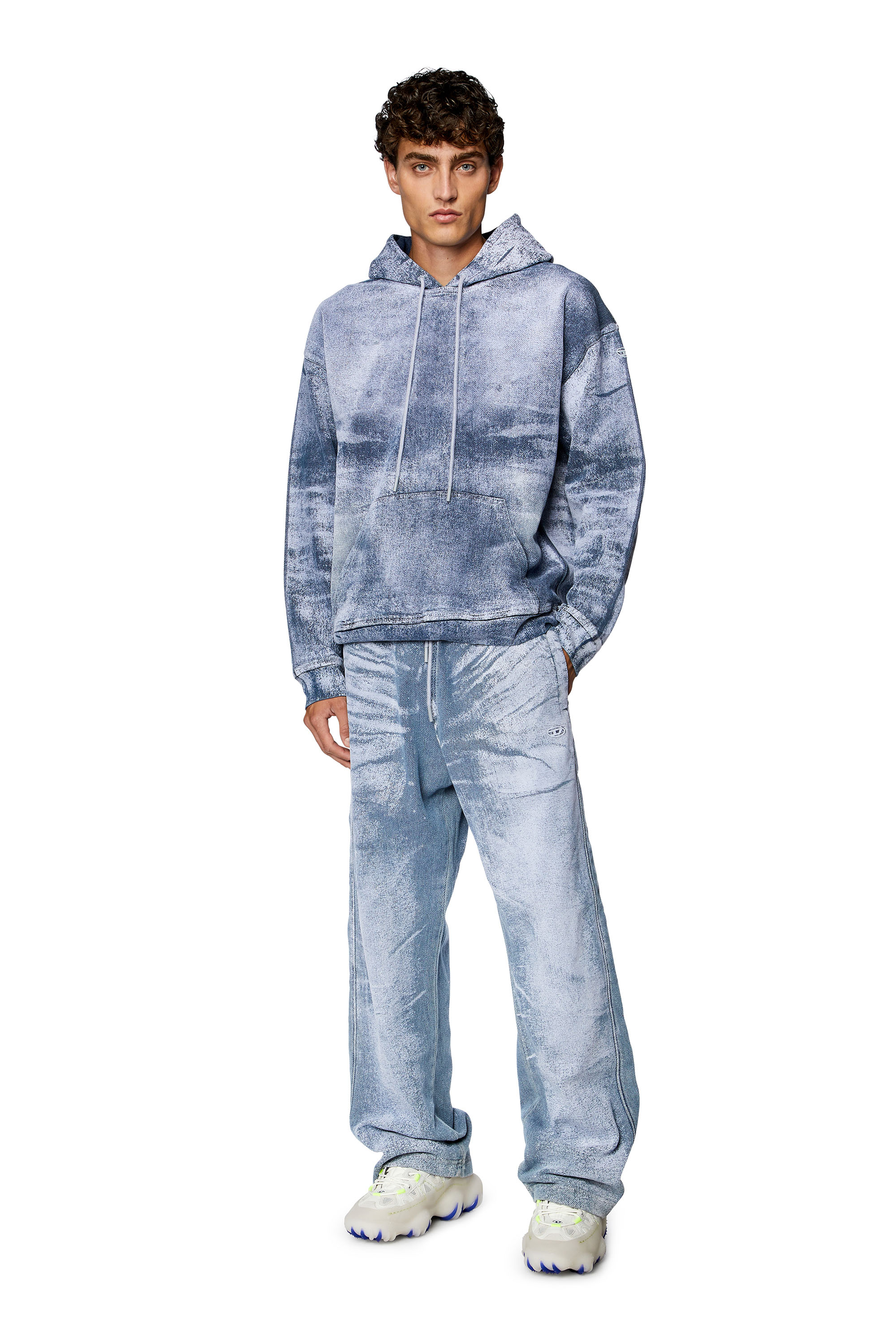 Diesel - Straight Jeans D-Martia 068JK, Man's Straight Jeans - D-Martia in Light Blue - 2