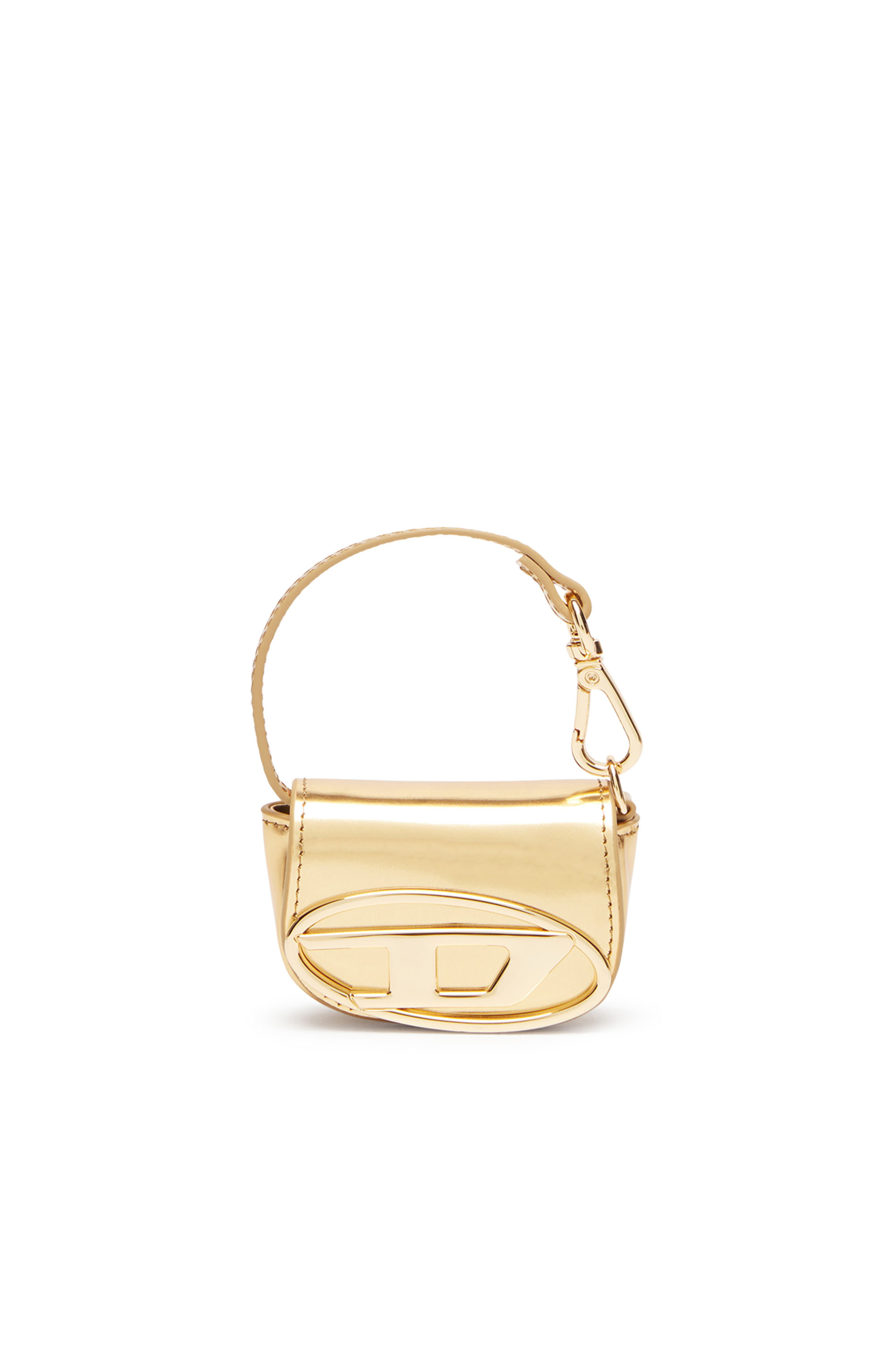 Diesel - 1DR XXS, Woman's Bag charm in metallic leather in Gold - 1