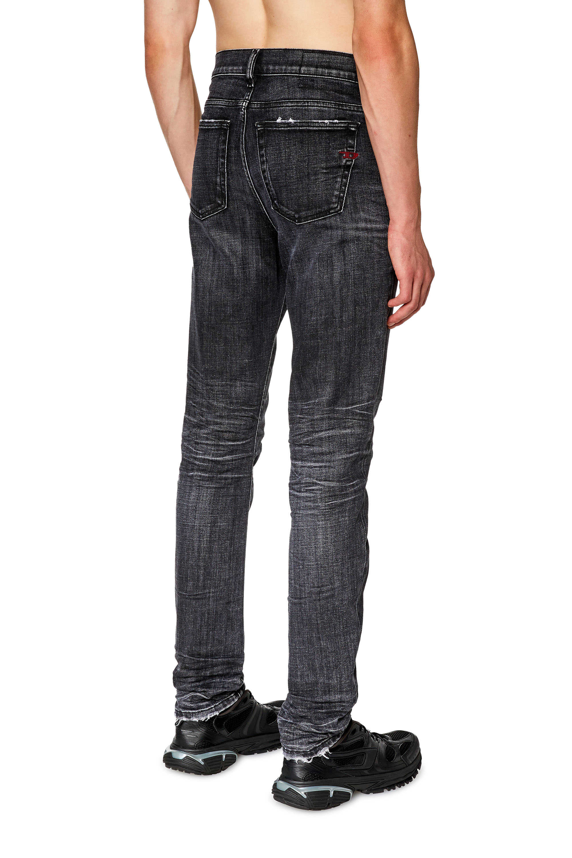 Diesel - Skinny Jeans 1983 D-Amny 09G50, Man's Skinny Jeans - 1983 D-Amny in Black/Dark grey - 4