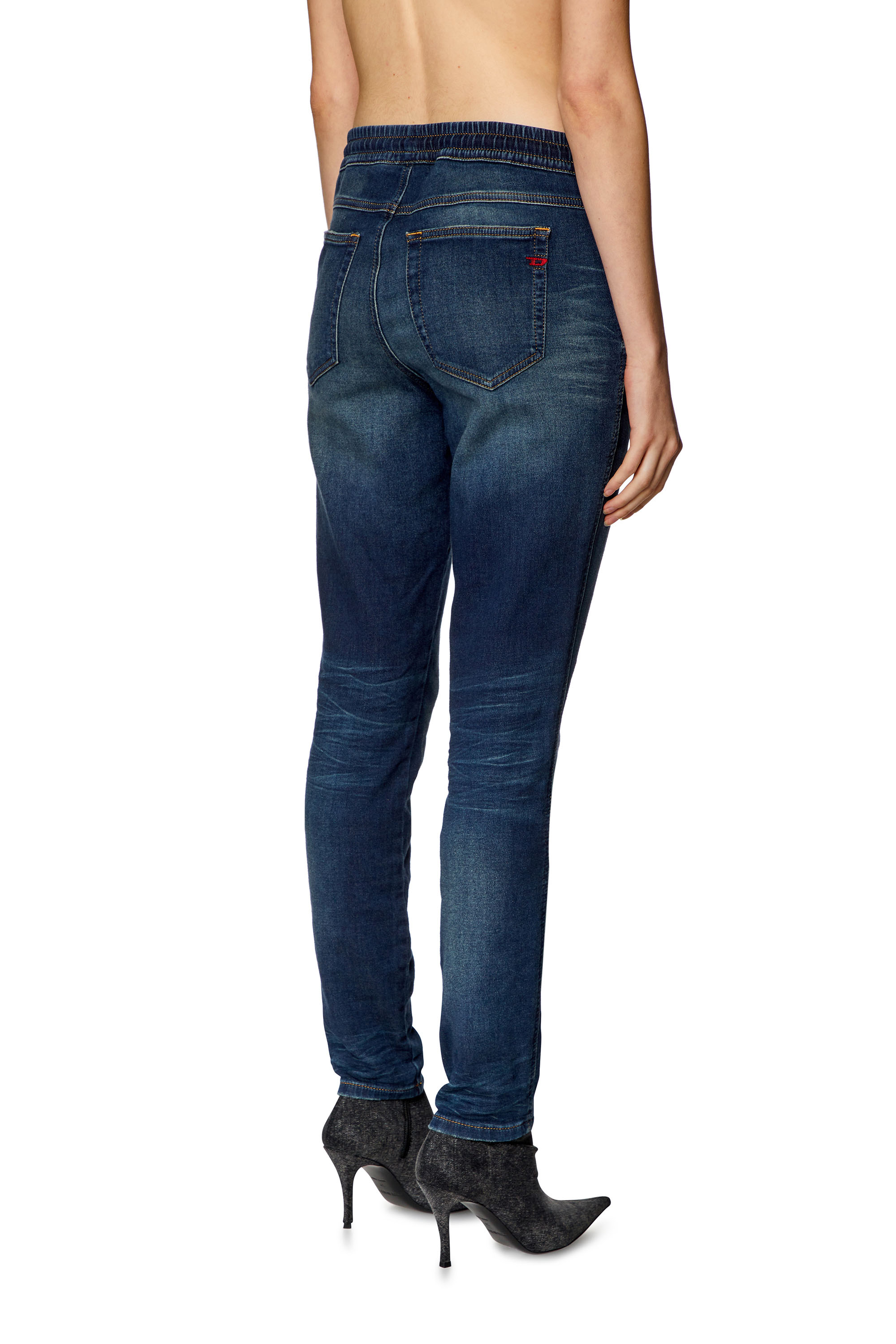 Diesel - Woman's Slim 2061 D-Tail Joggjeans® 068HZ, Dark Blue - 4