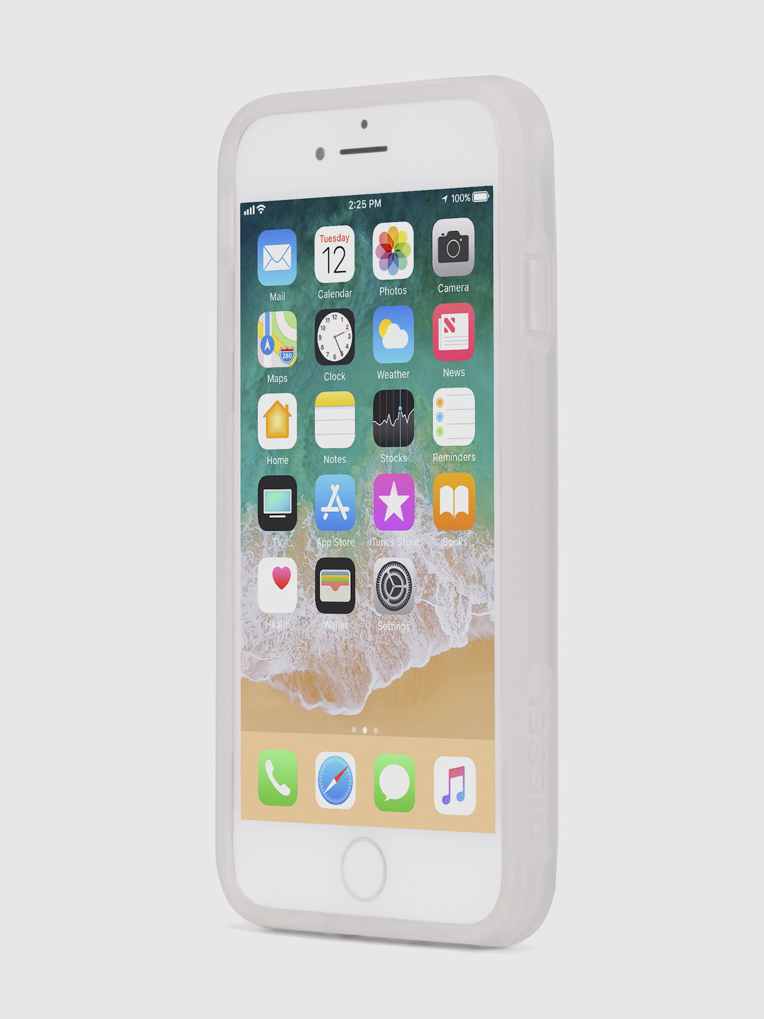 Diesel - BLAH BLAH BLAH IPHONE 8 PLUS/7 PLUS/6s PLUS/6 PLUS CASE, Woman's Resin case, iPhone 8 Plus/7 Plus/6s Plus/6 Plus in White - 3