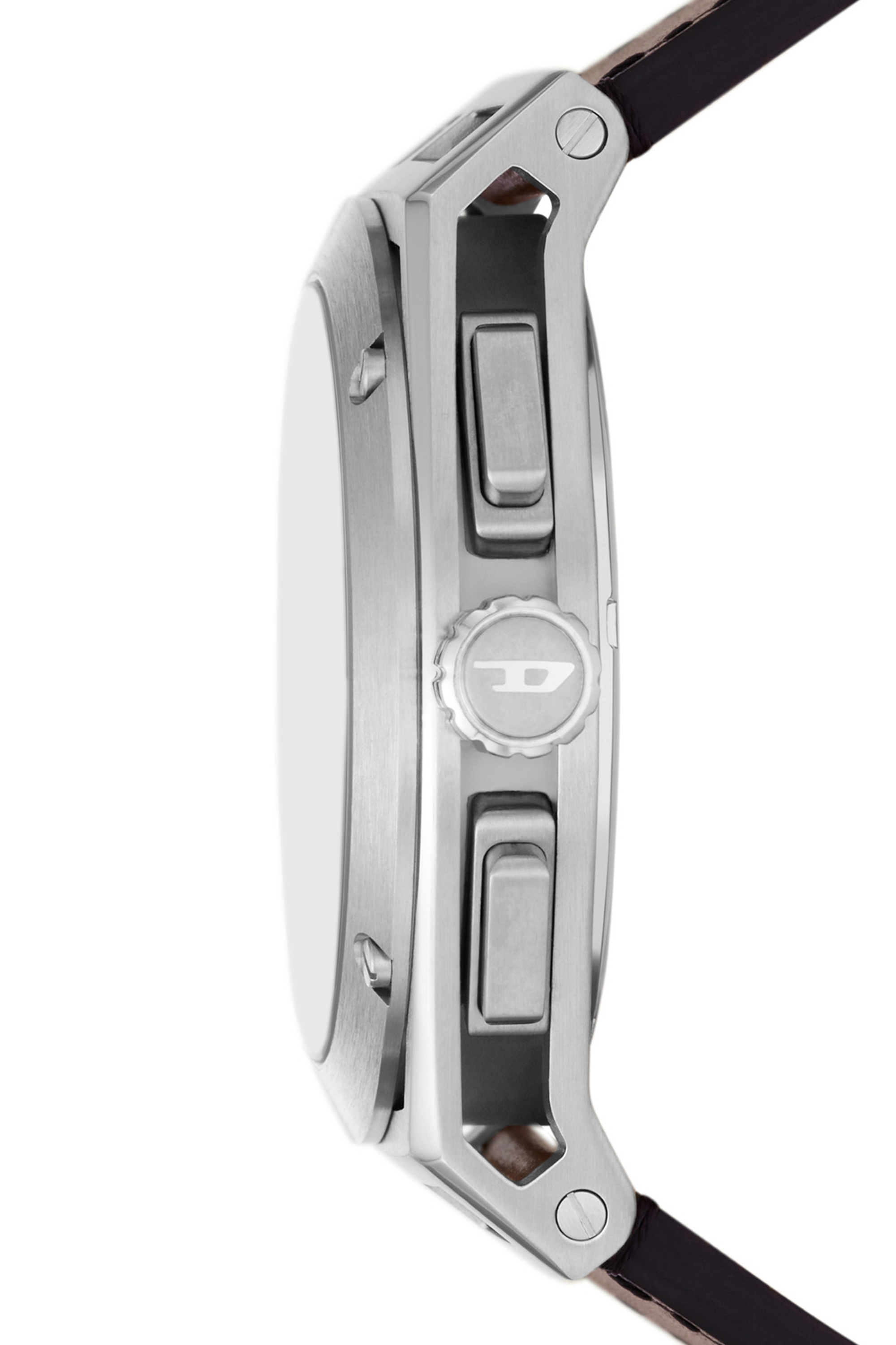 Diesel - DZ4611, Man's Timeframe Chronograph Brown Leather Watch in Brown - 3