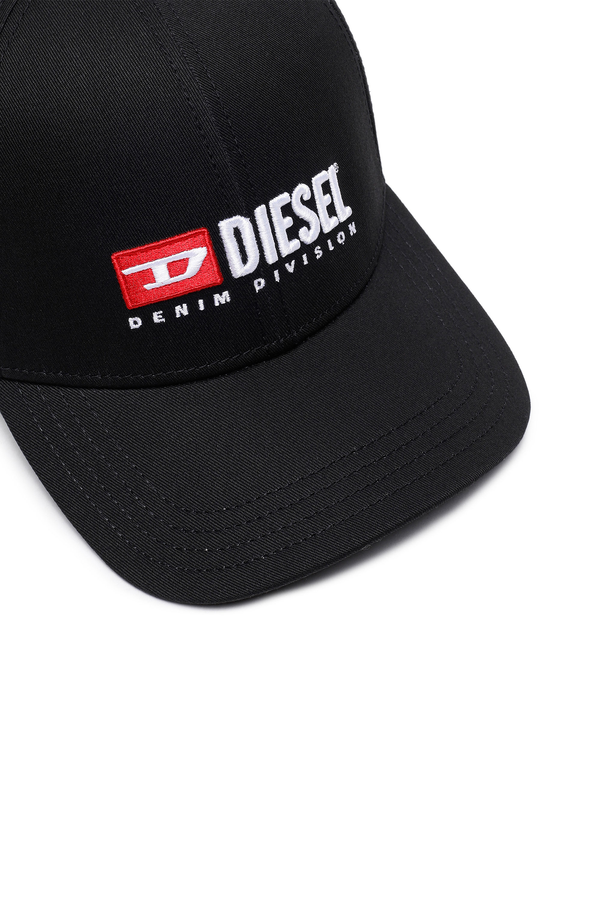 Diesel - CORRY-DIV, Unisex's Baseball cap with Denim Division logo in Black - 3