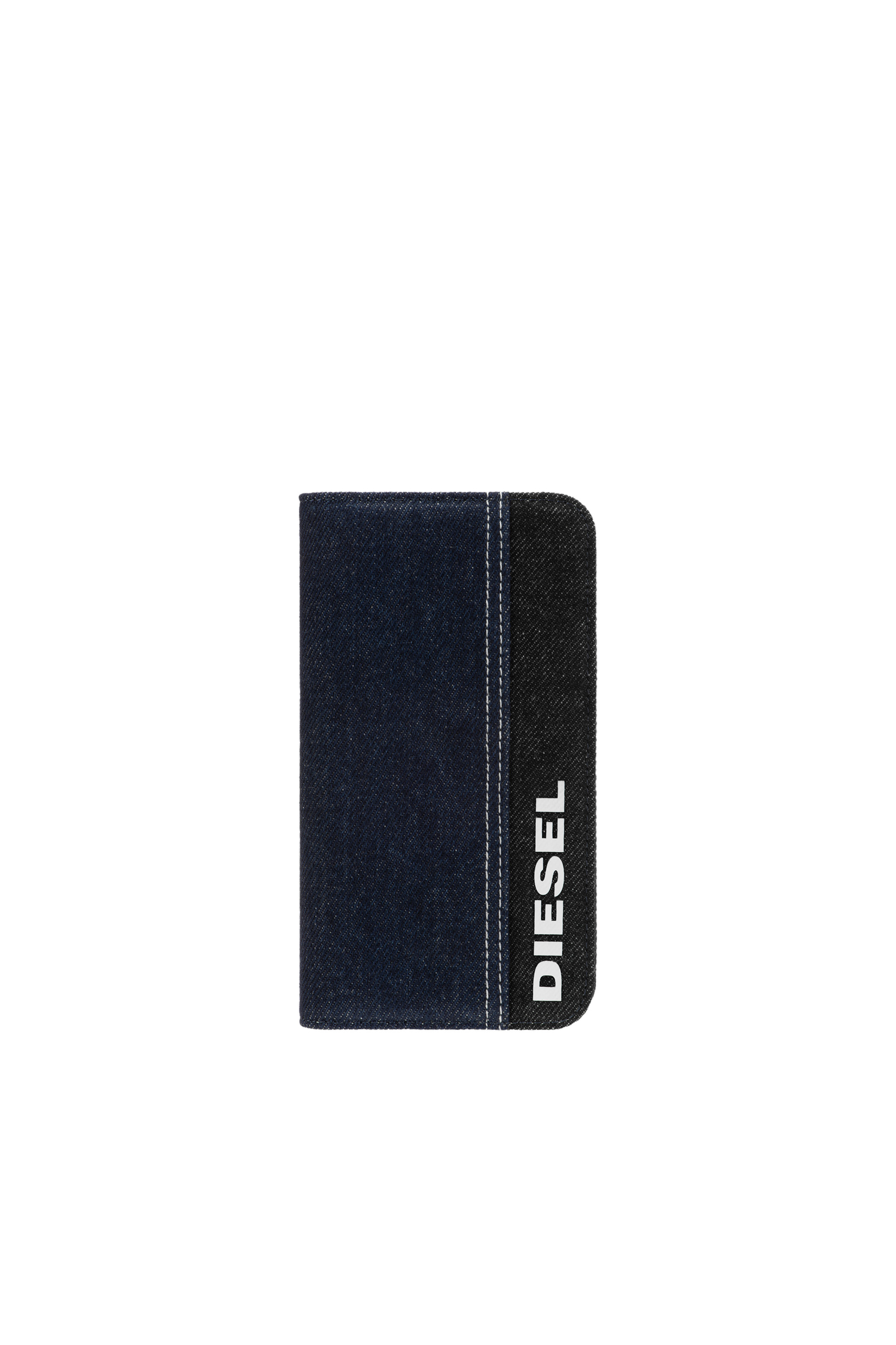 Diesel - DIPH-038-DENVL, Unisex's 2-in-1 folio case for iPhone 11 in Blue Jeans - 2