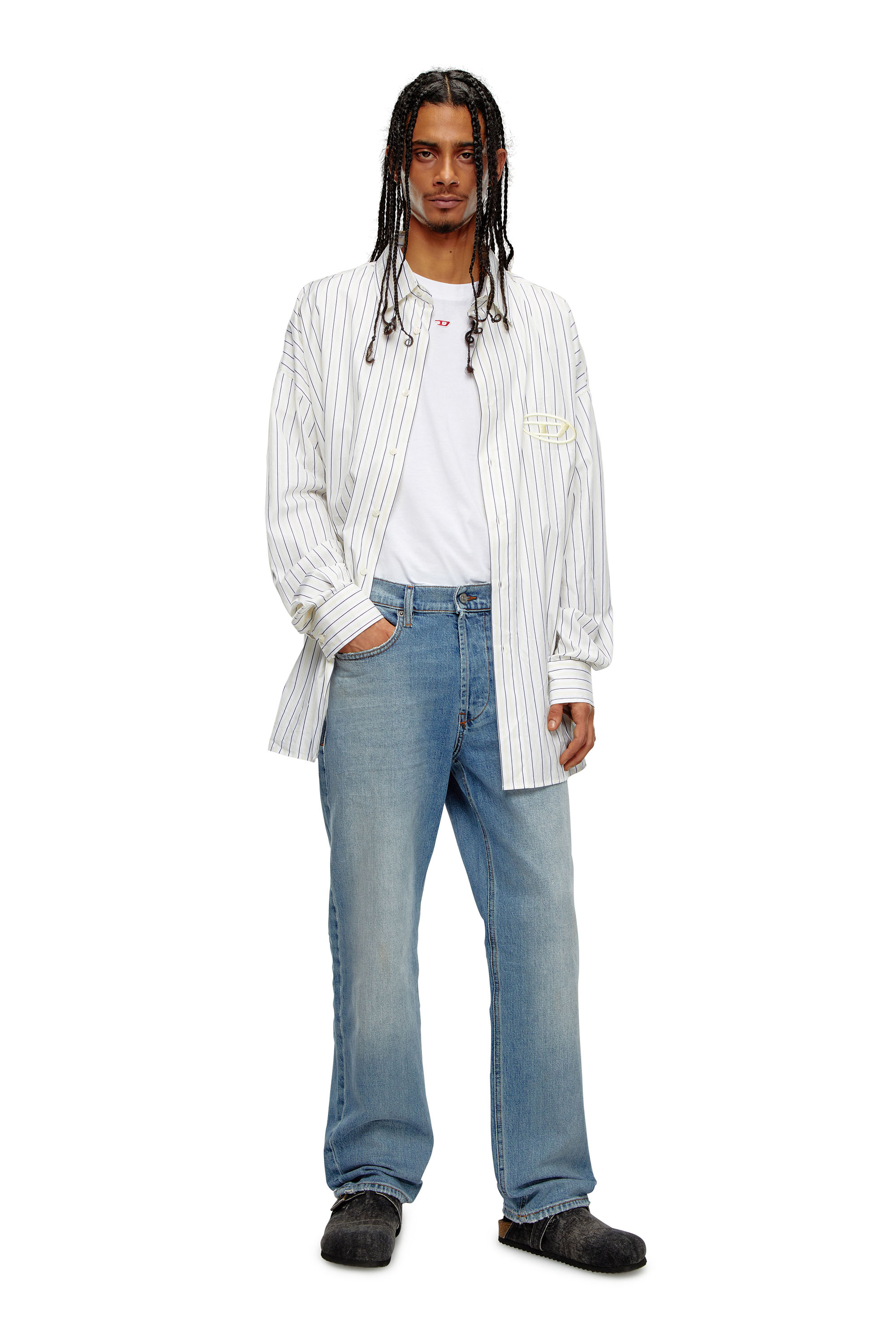 Diesel - Man's Regular Jeans 2010 D-Macs 0DQAD, Light Blue - 2
