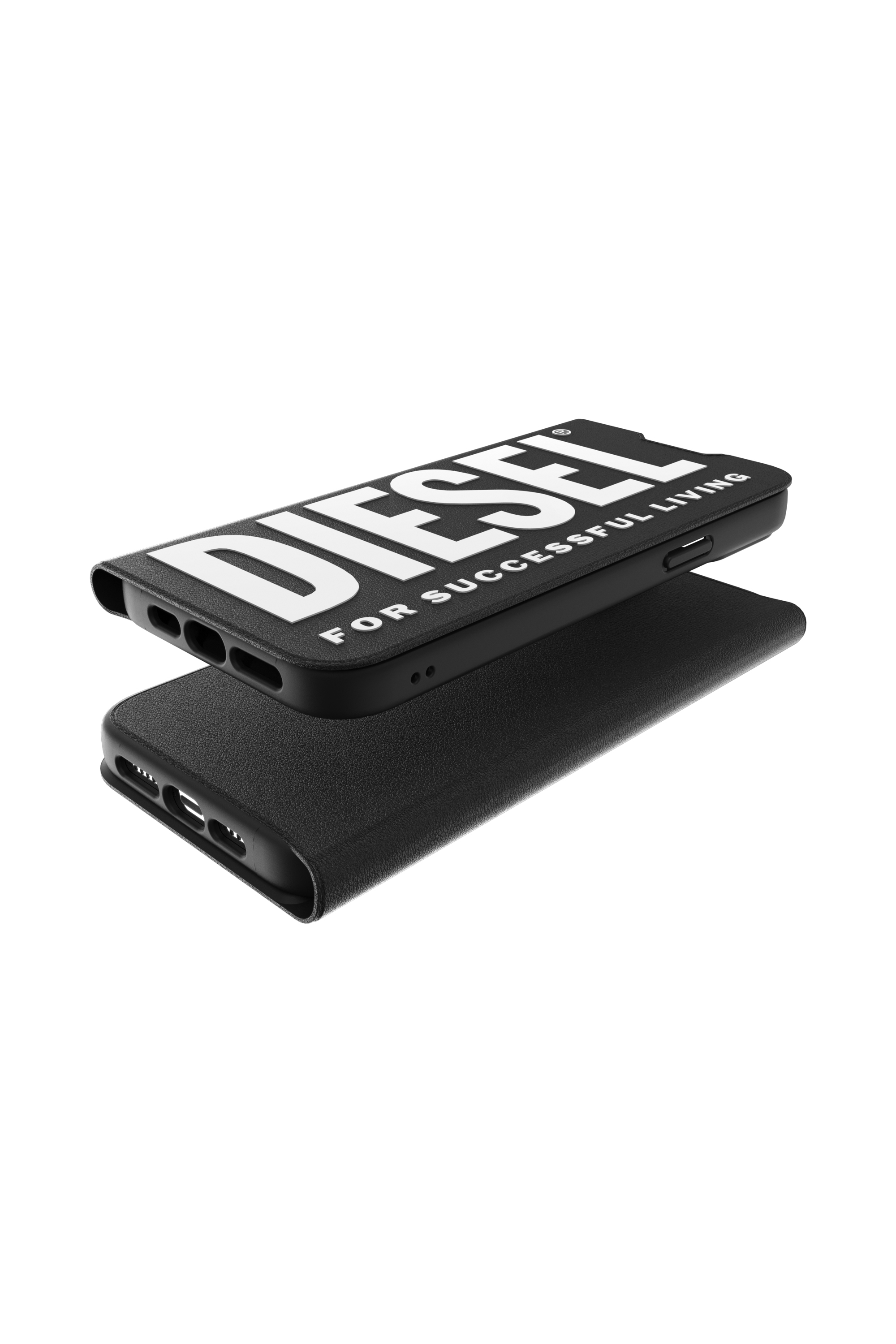 Diesel - 48275 BOOKLET CASE, Unisex's Booklet Case Core for iPhone 13 Pro Max in Black - 3
