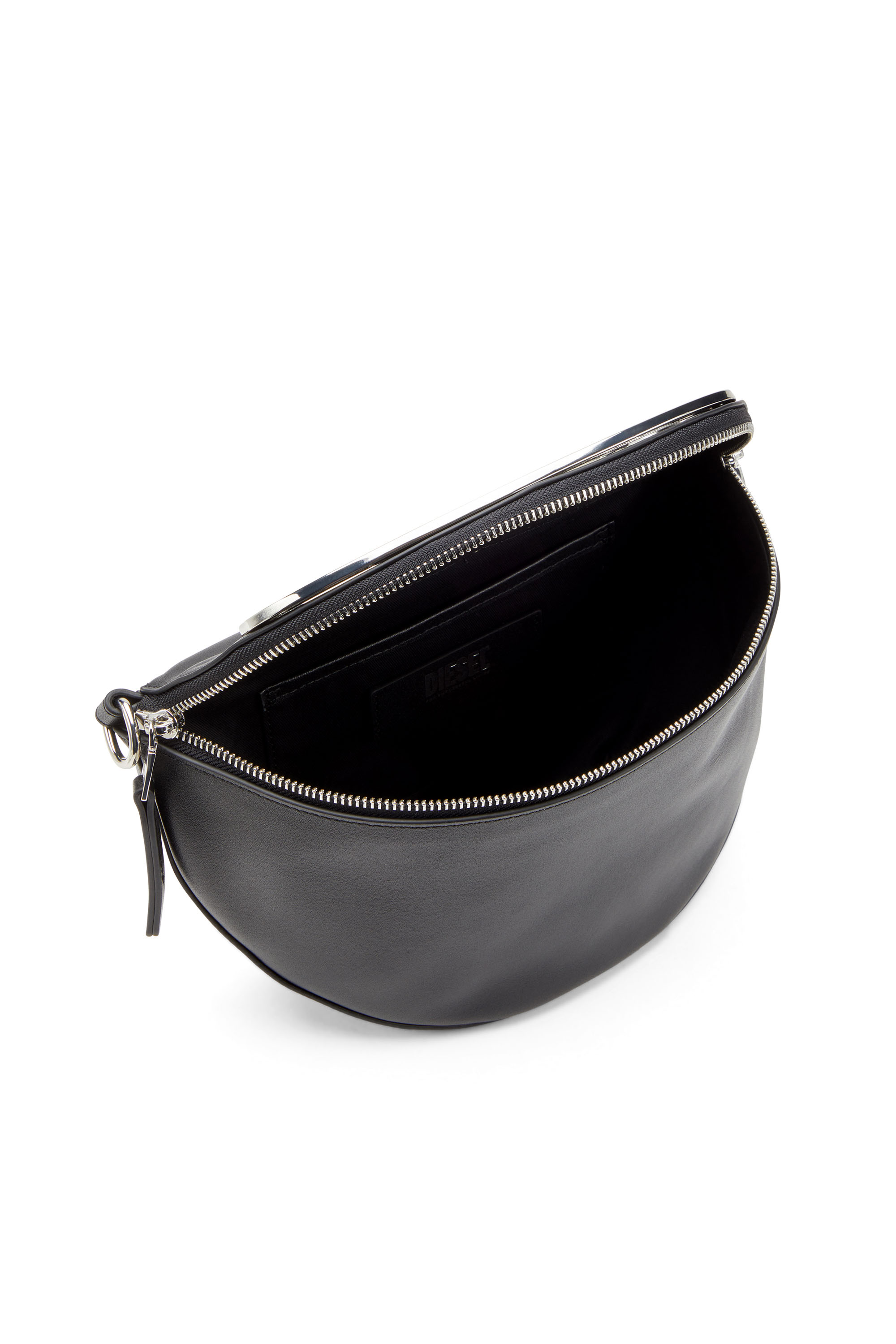 Diesel - 1DR-CROSSBODY, Woman's 1DR-Crossbody - Crossbody bag in nappa leather in Black - 4