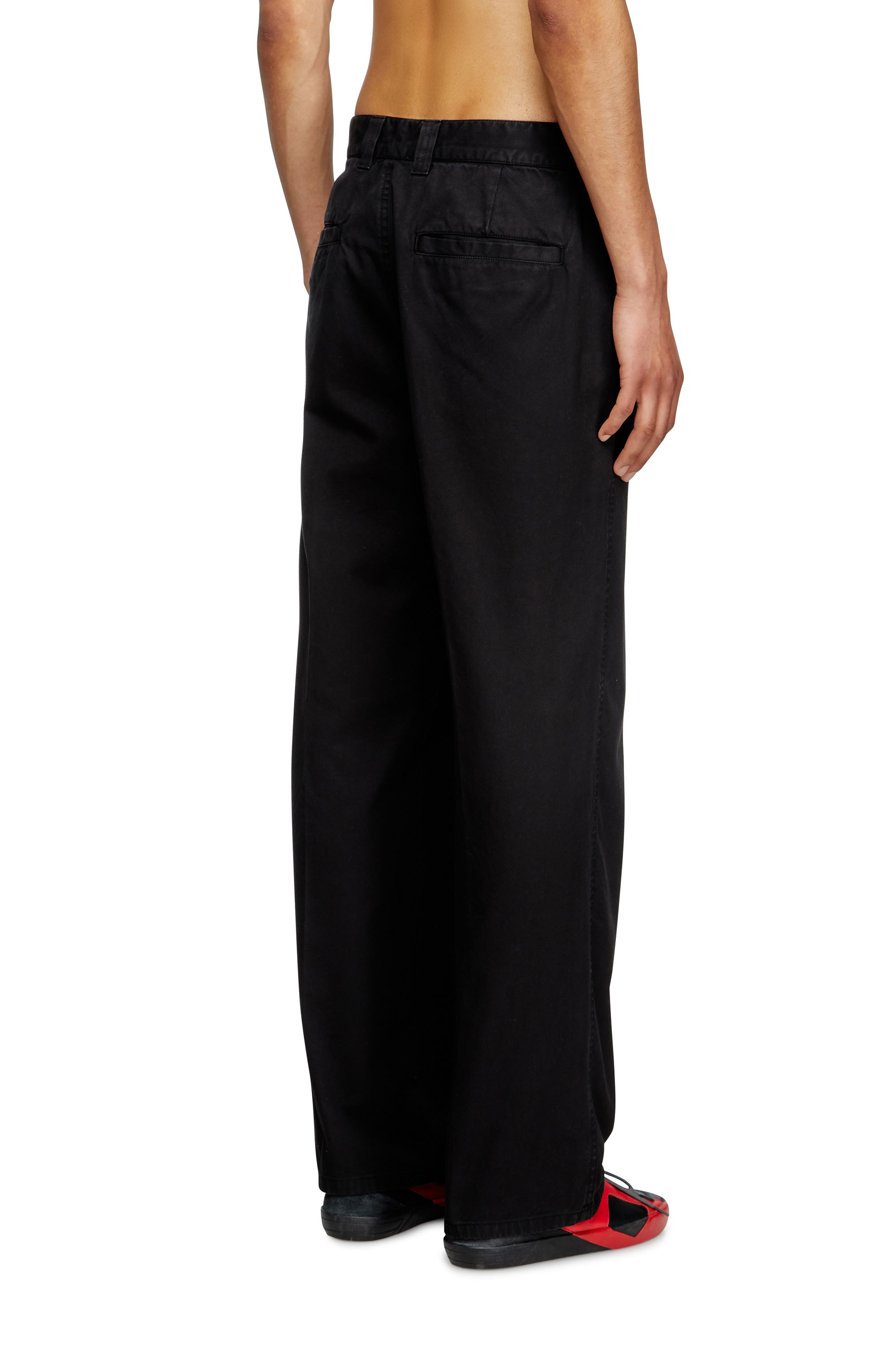 Diesel - P-HANT-CHINO, Man's Chino pants in Black - 3