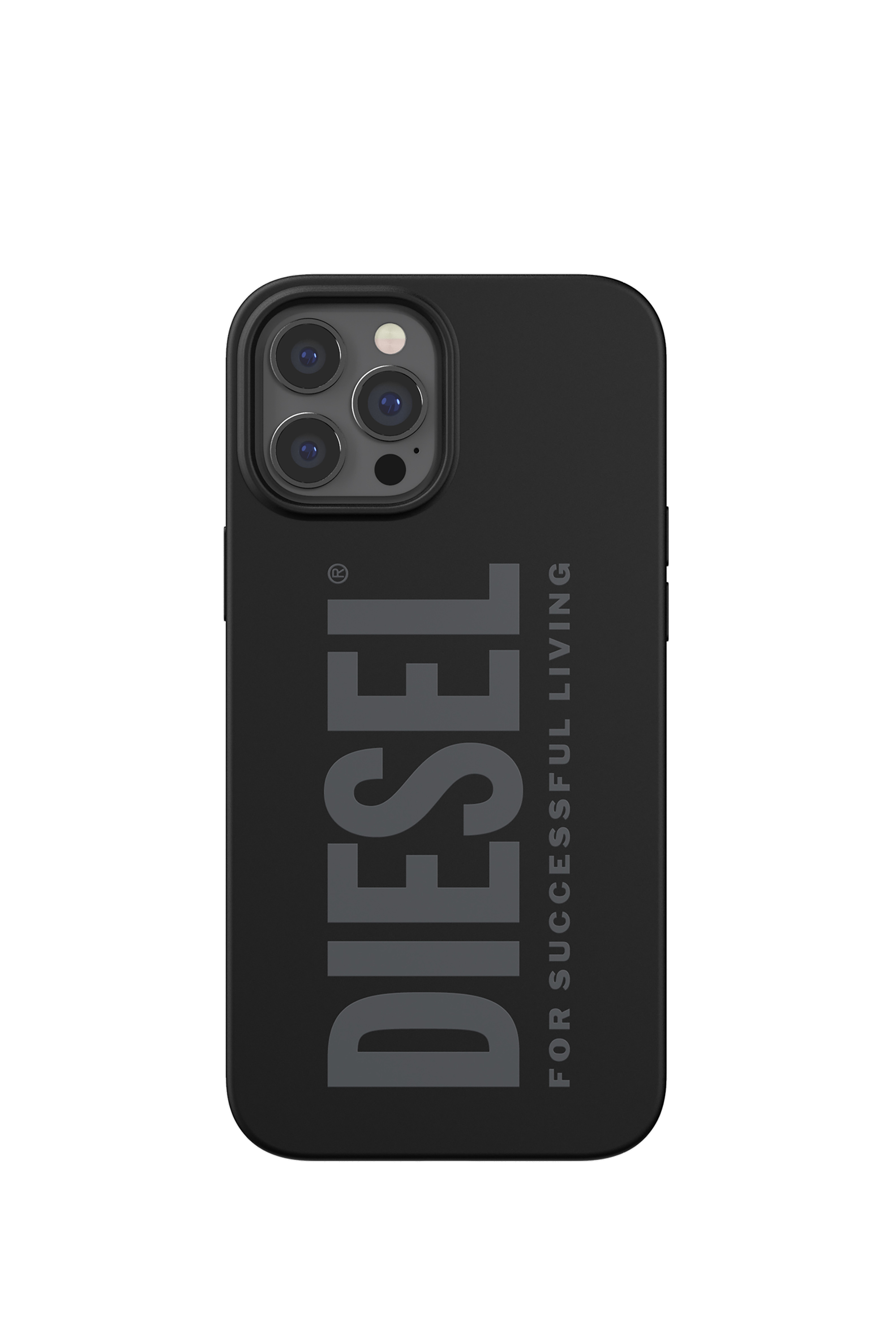 Diesel - 44278  STANDARD CASES, Unisex's Silicone case for iPhone 12 Pro Max in Black - 2