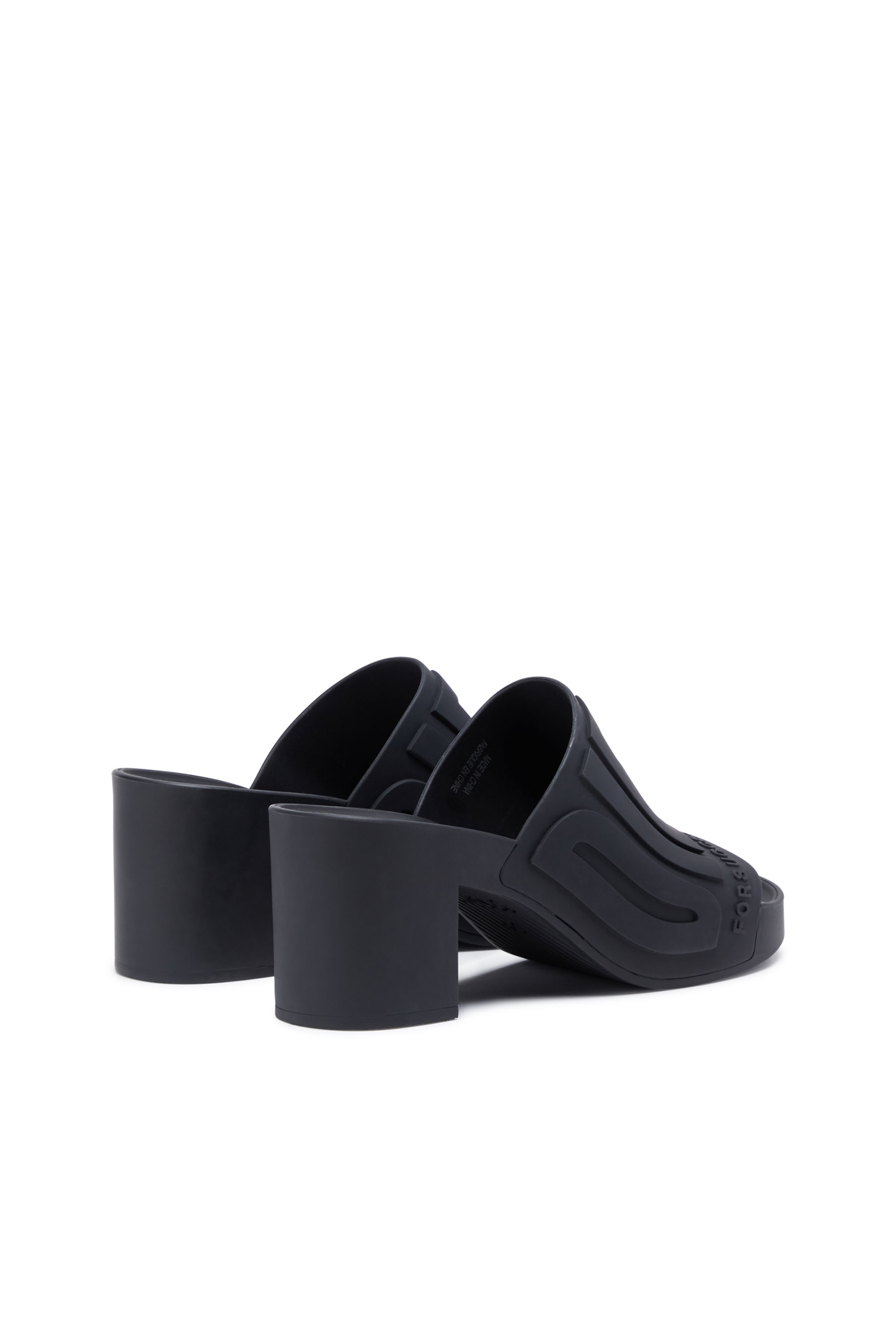 Diesel - SA-PAMELA H, Woman's Sa-Pamela-Heeled rubber pool slides in Black - 3