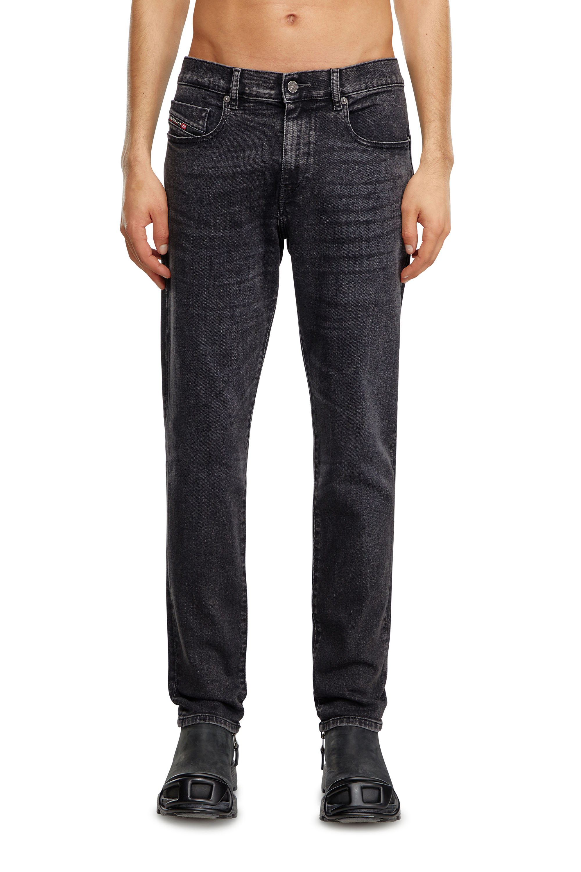 Slim Jeans 2019 D-Strukt 09B83, Black/Dark grey