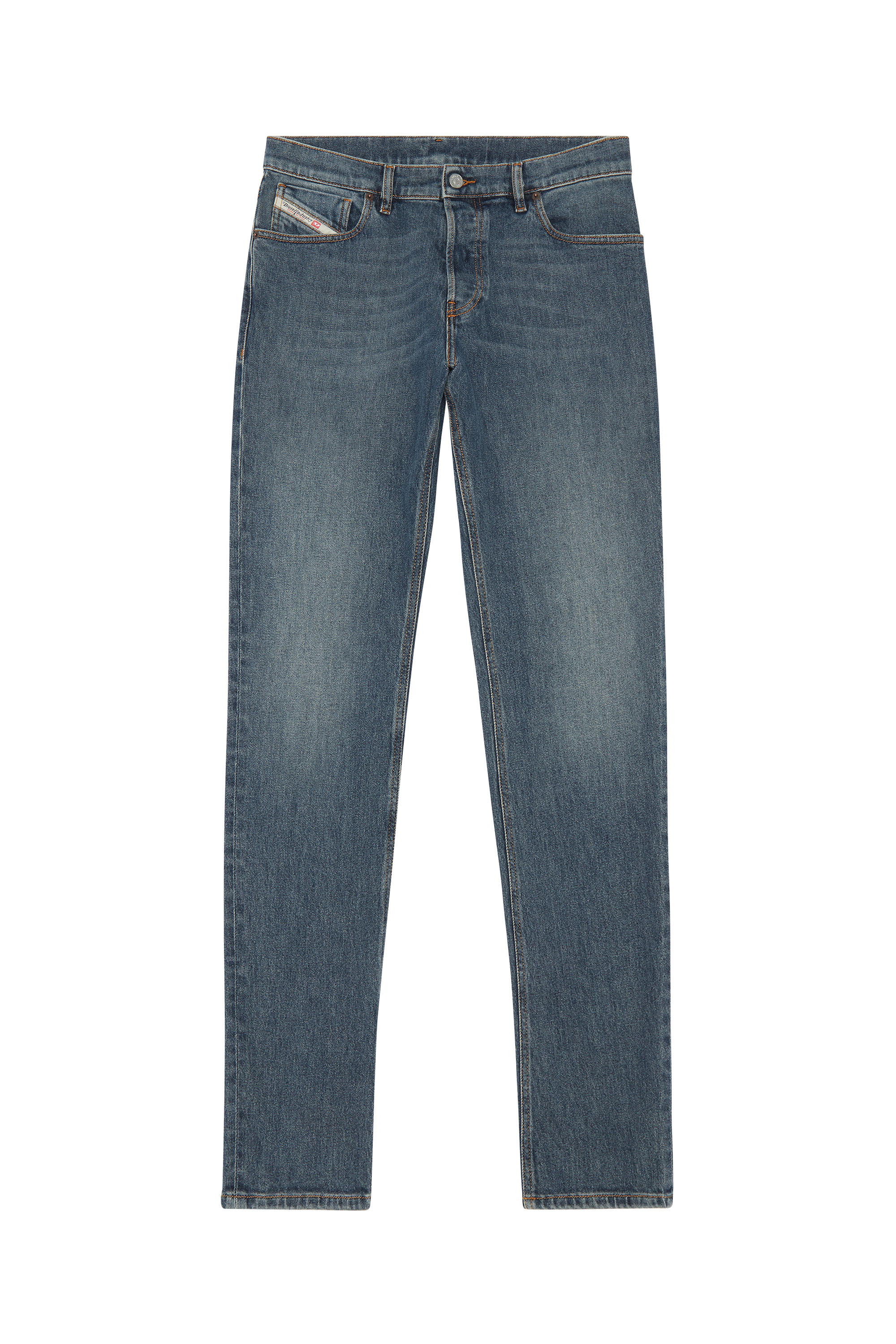 Diesel - Straight Jeans 1995 D-Sark 09F74, Man's Straight Jeans - 1995 D-Sark in Medium blue - 3