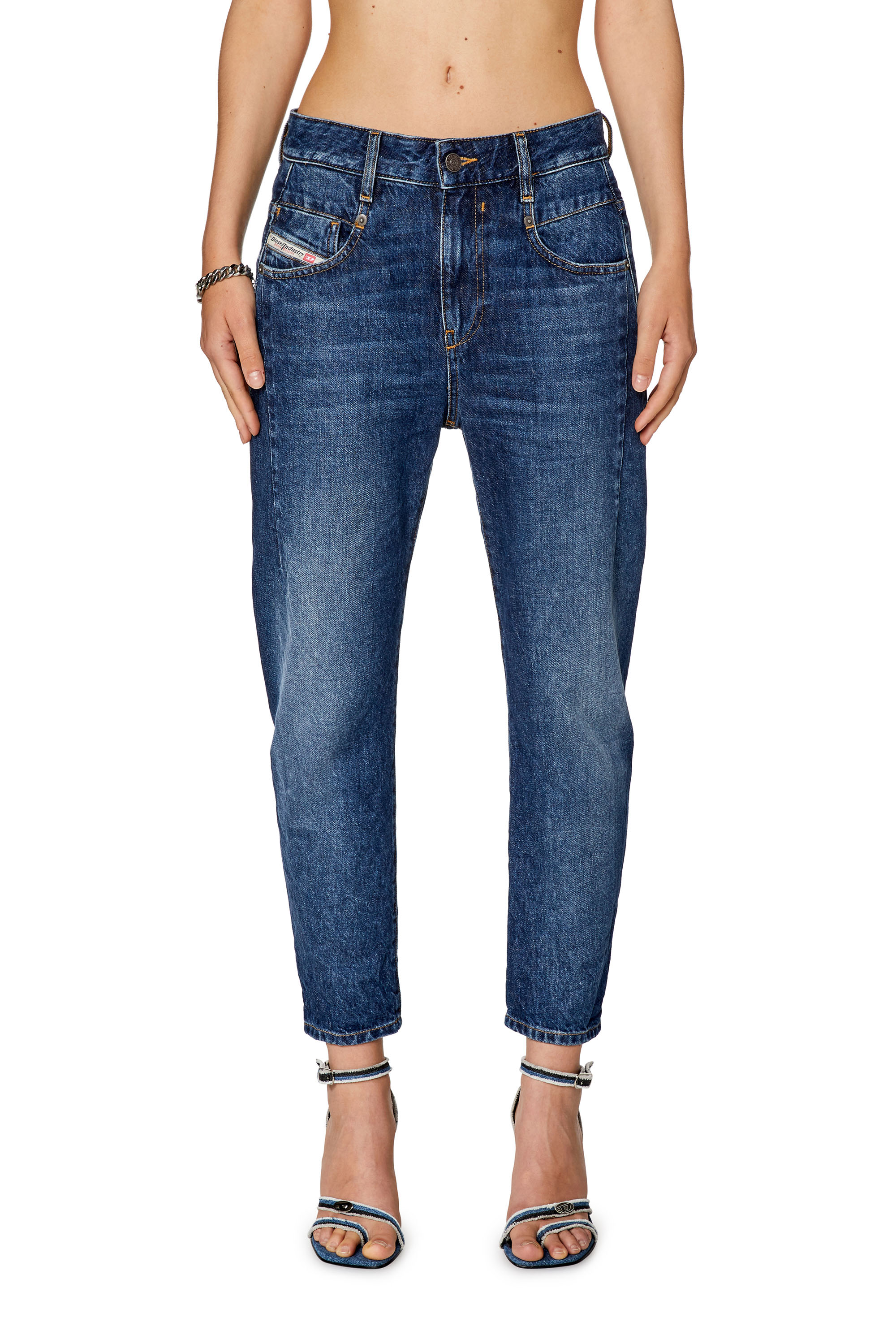 Diesel - Woman's Boyfriend Jeans Fayza 09F35, Medium blue - 1