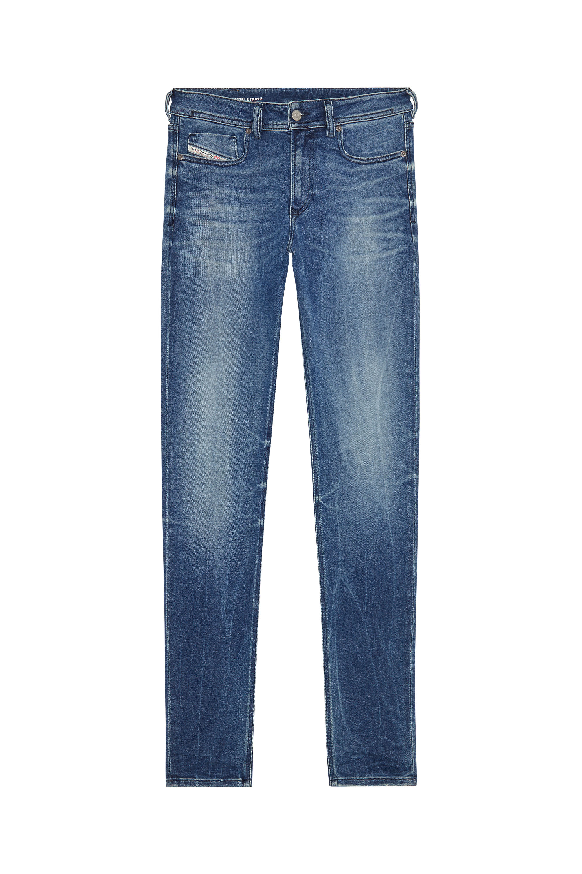 Diesel - Man's Skinny Jeans 1979 Sleenker 09G30, Medium blue - 3
