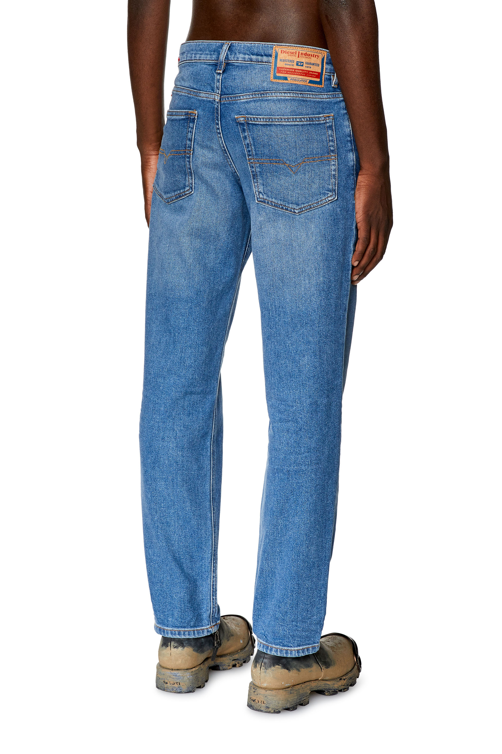 Diesel - Man's Tapered Jeans 2023 D-Finitive 0ENAS, Light Blue - 4