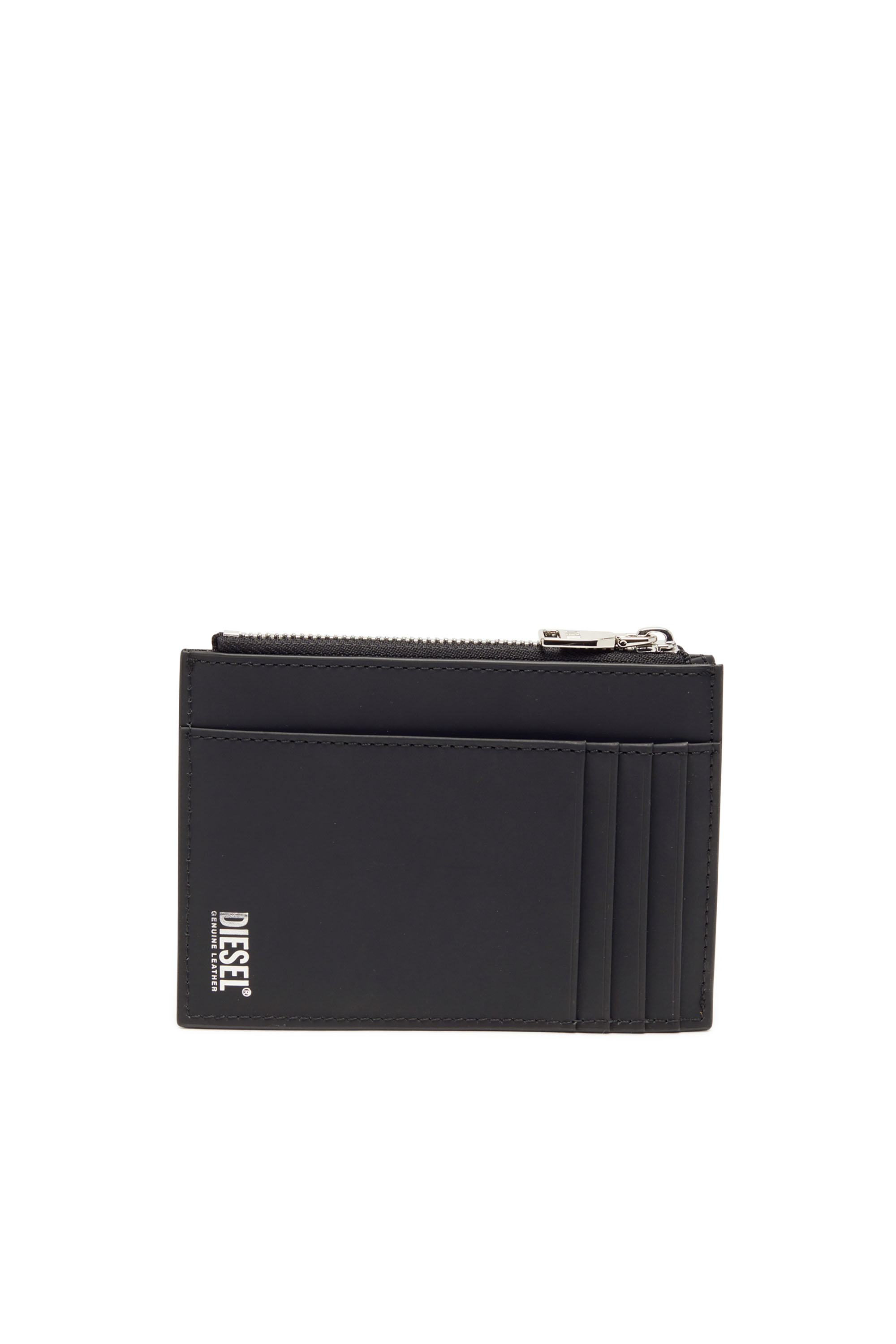 Diesel - 1DR CARD HOLDER I, Woman's Card holder in matte leather in Black - 2