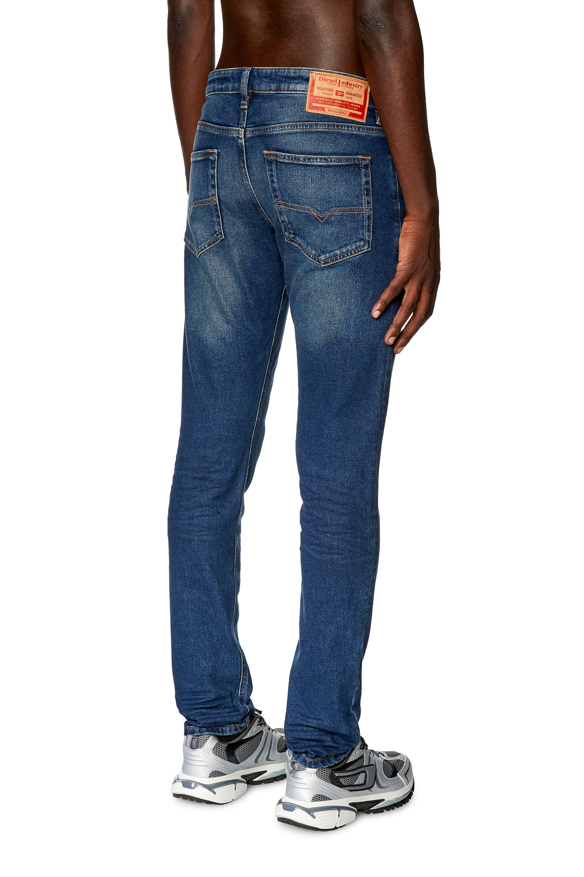 Diesel - Slim Jeans D-Luster 0EKAV, Man's Slim Jeans - D-Luster in Dark Blue - 4