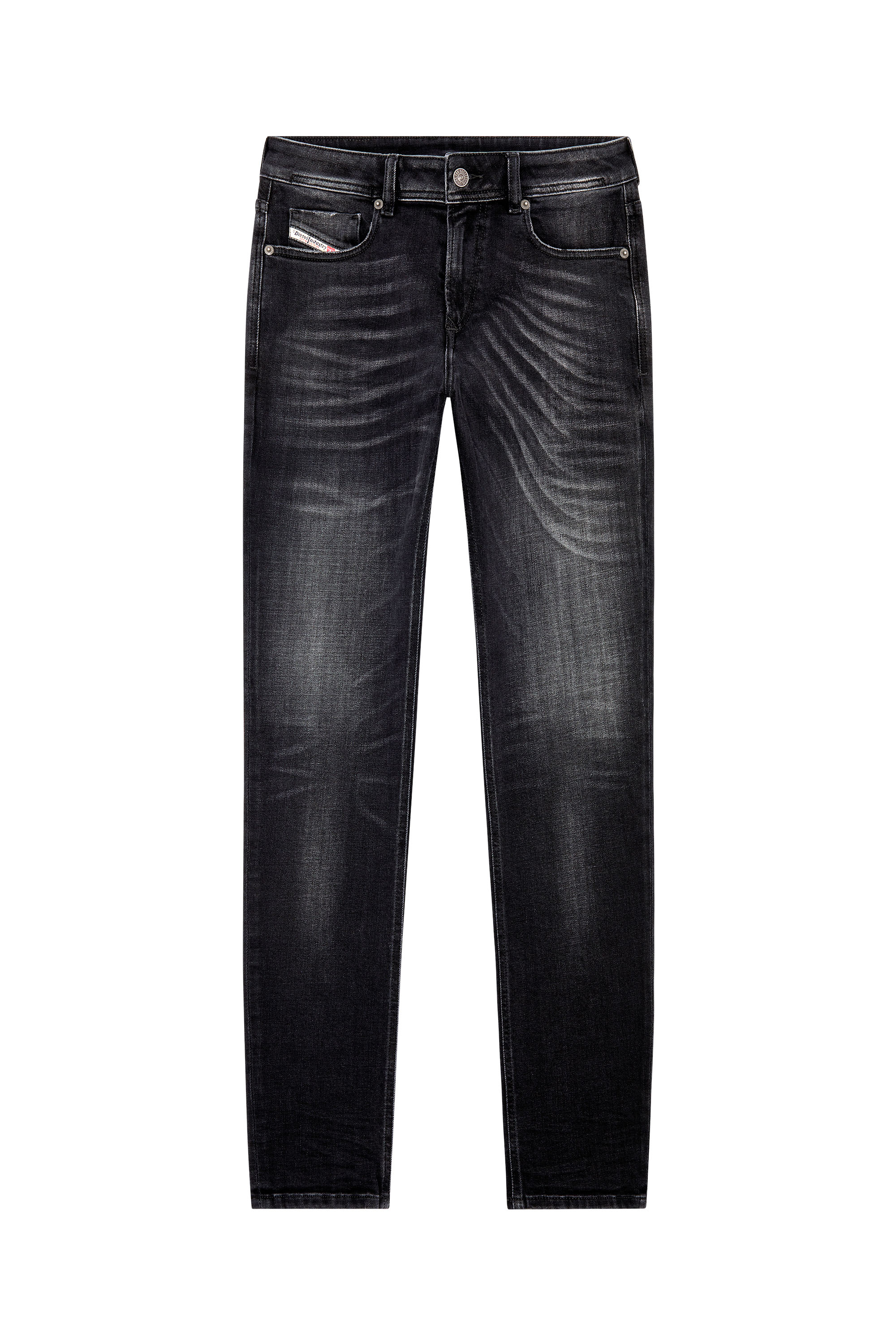 Diesel - Man's Skinny Jeans 1979 Sleenker 09G54, Black/Dark grey - 3