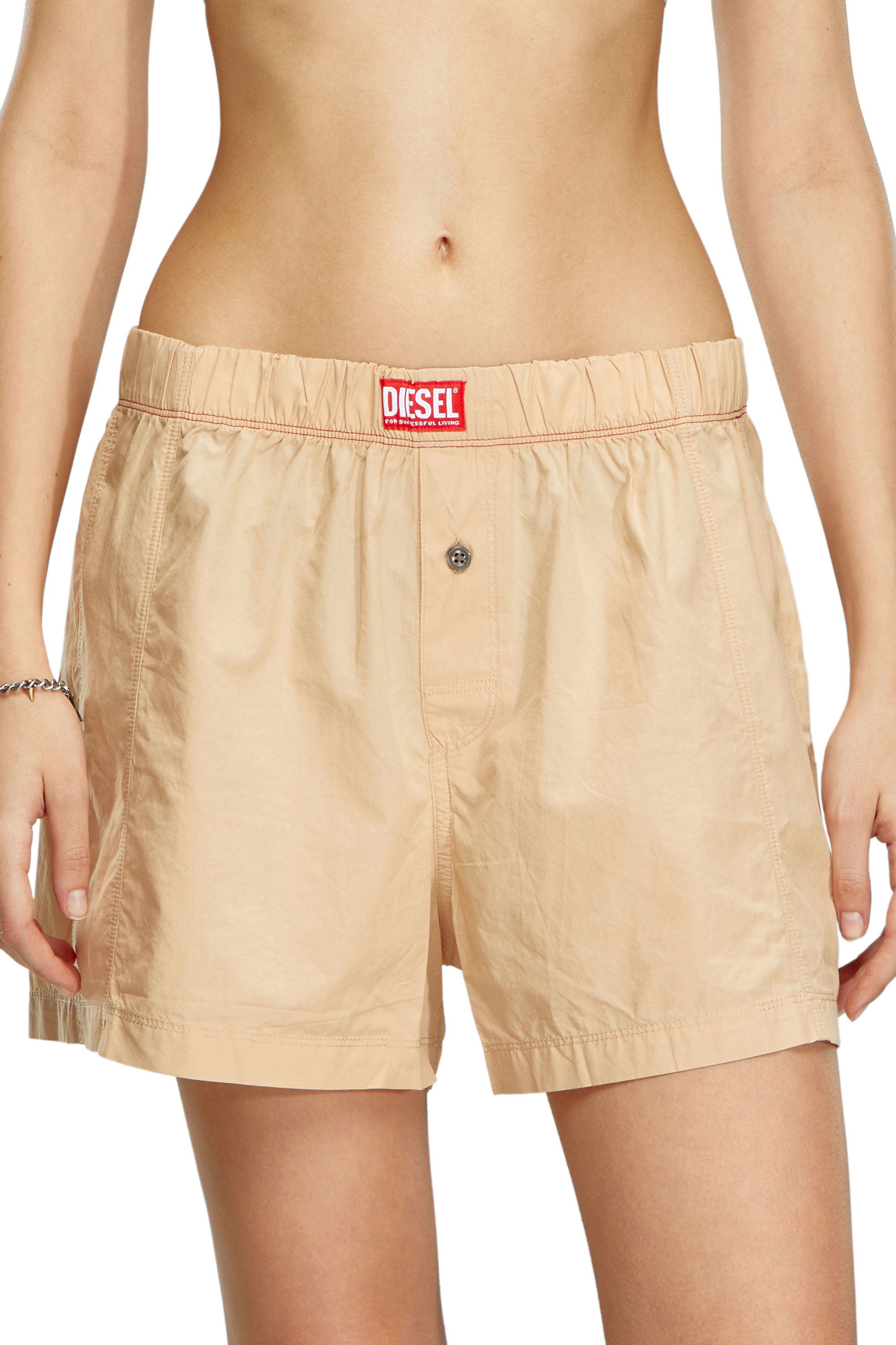 Diesel - UUBX-STARK, Unisex's Nude cotton boxers in Light Brown - 4