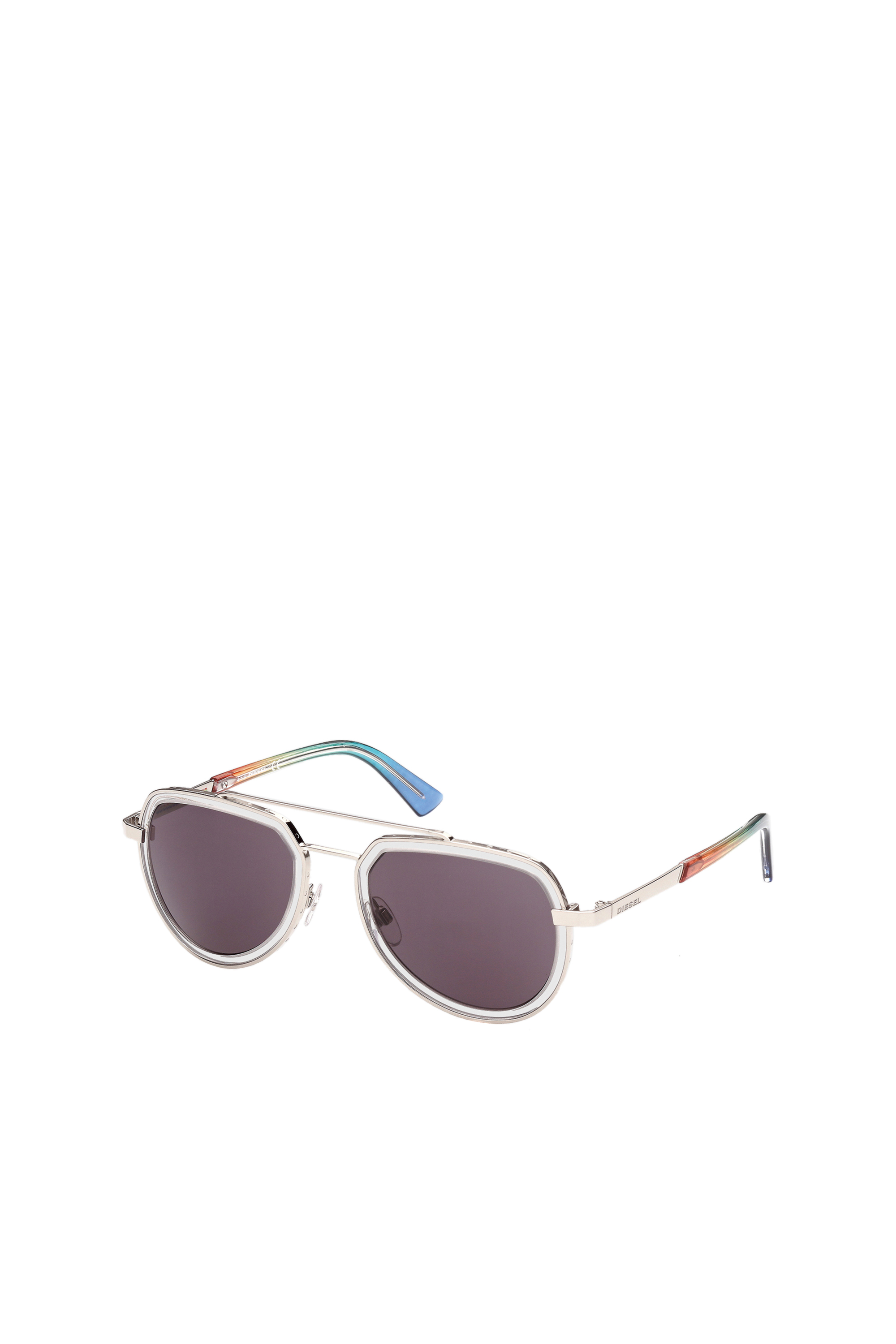 Diesel - DL0266, Unisex's Pilot glasses with "Pride" theme in Multicolor - 3