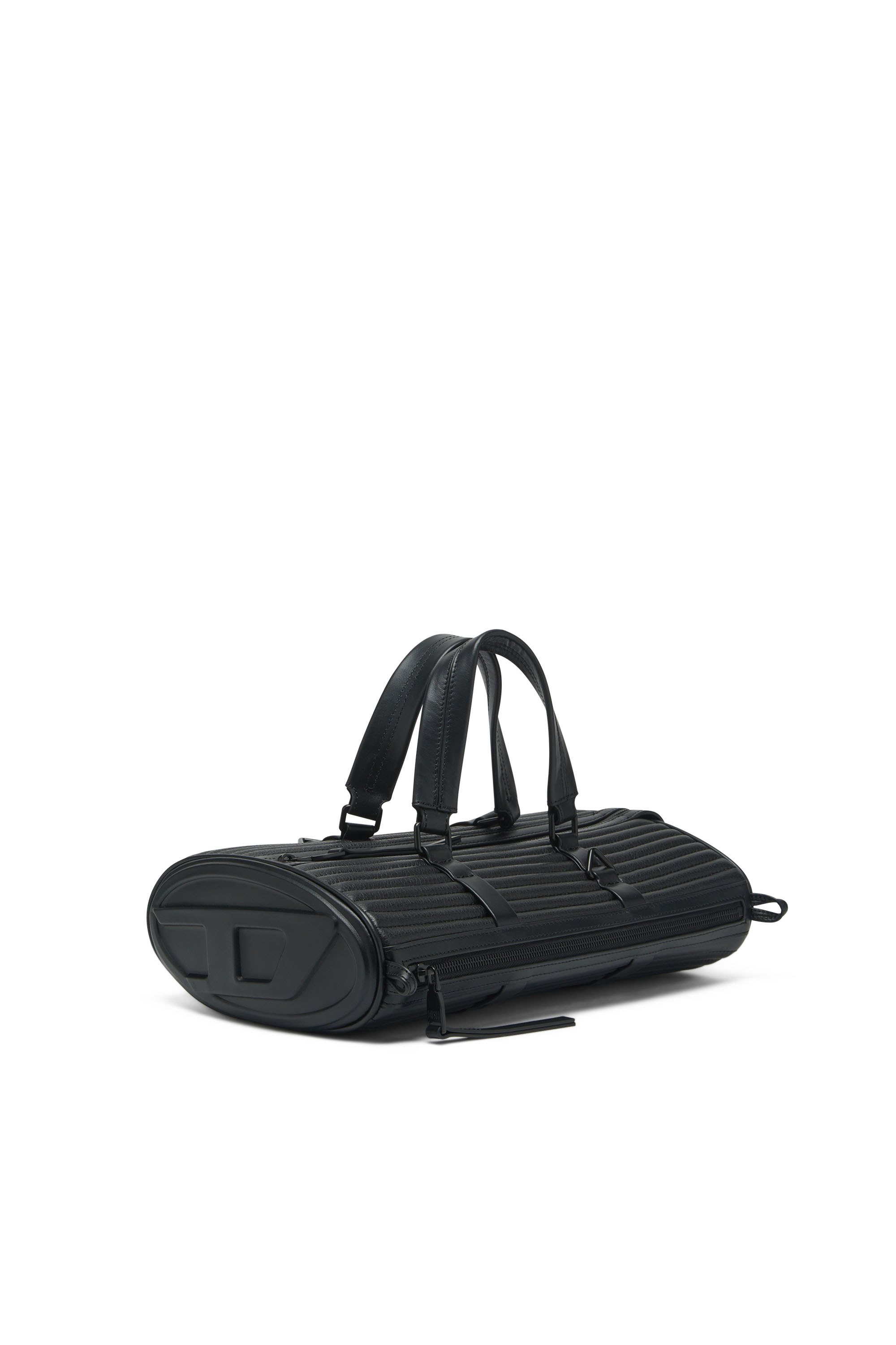 Diesel - ODD SHOULDER M X, Unisex's Odd Shoulder M X - Convertible leather bag in Black - 4
