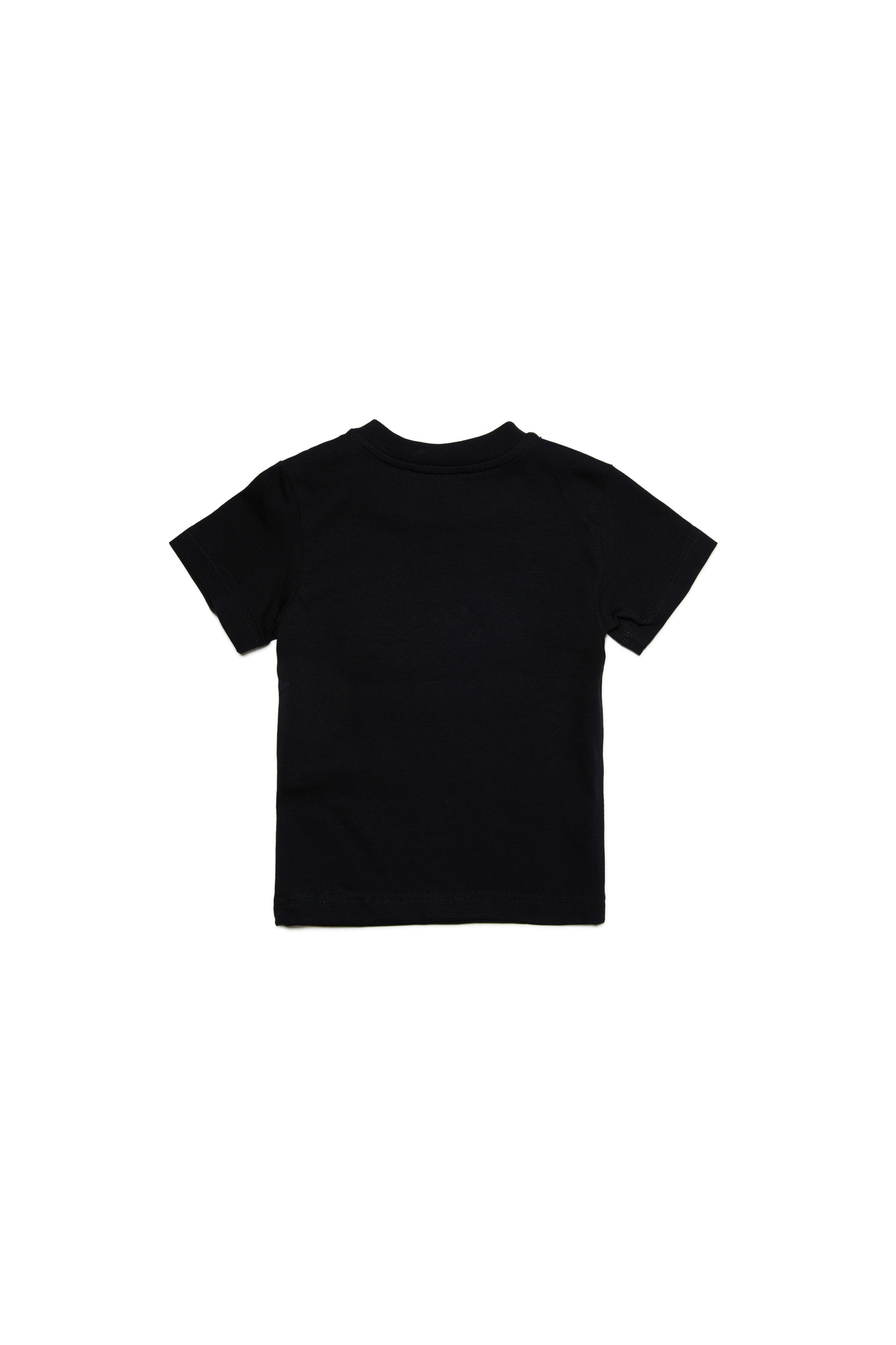 Diesel - TKANDB, Unisex's T-shirt with painted-effect logo in Black - 2