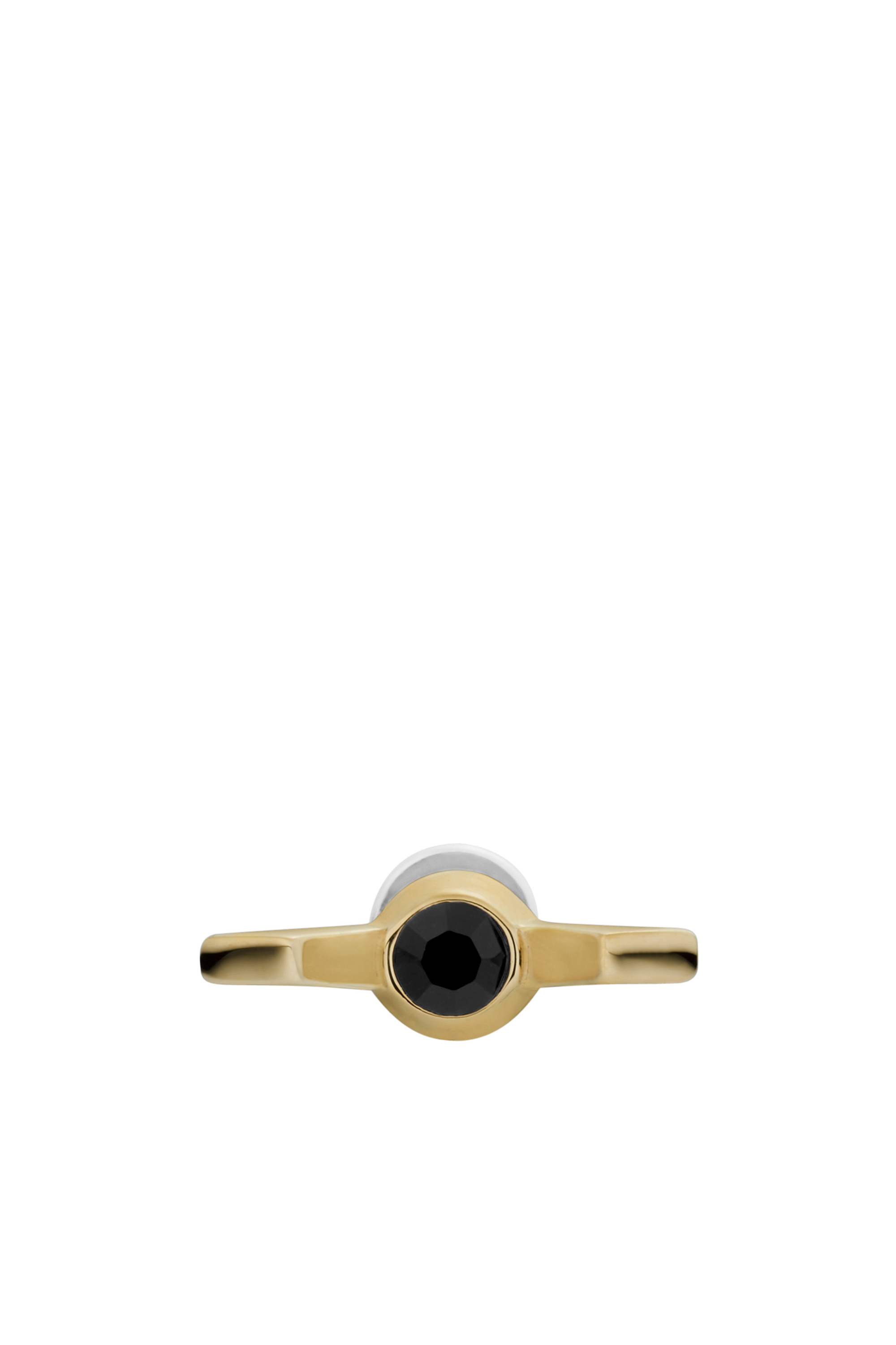 Diesel - DX1315, Unisex's Gold-tone stainless steel single stud earring in Gold - 2