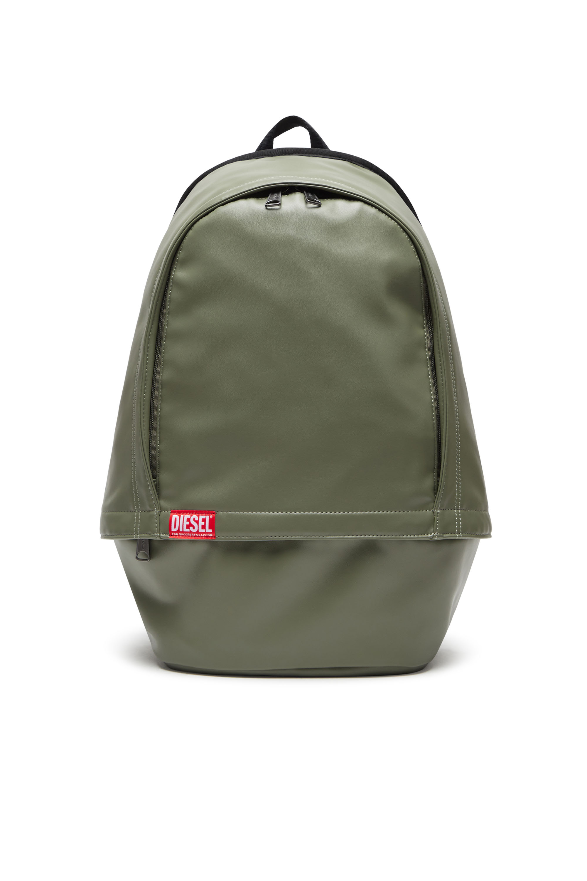 Diesel - RAVE BACKPACK, Man's Rave Backpack - Backpack in recycled materials in Military Green - 1