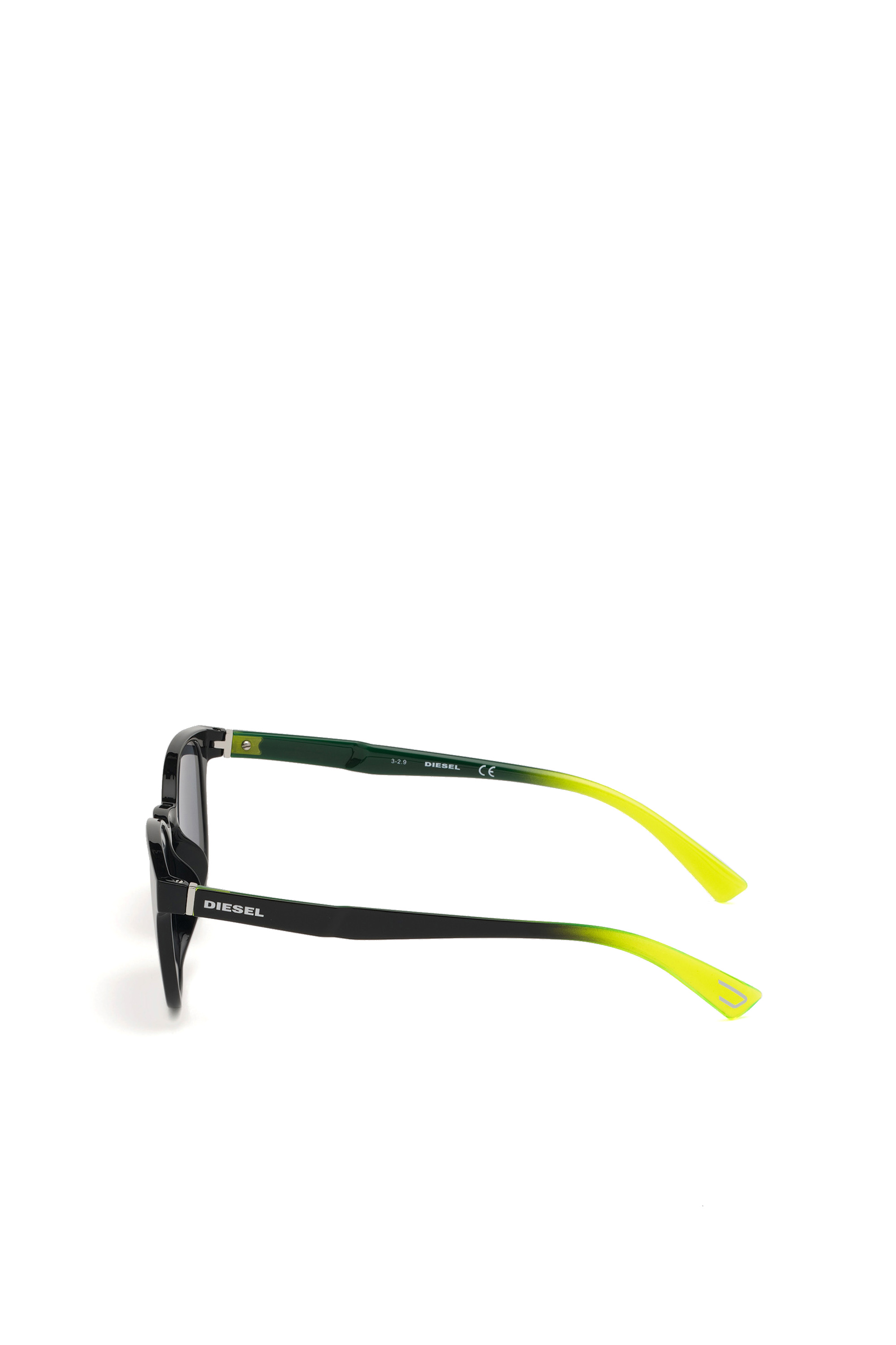 Diesel - DL0328, Unisex's Unisex glasses with polarized lenses in Black/Yellow - 1