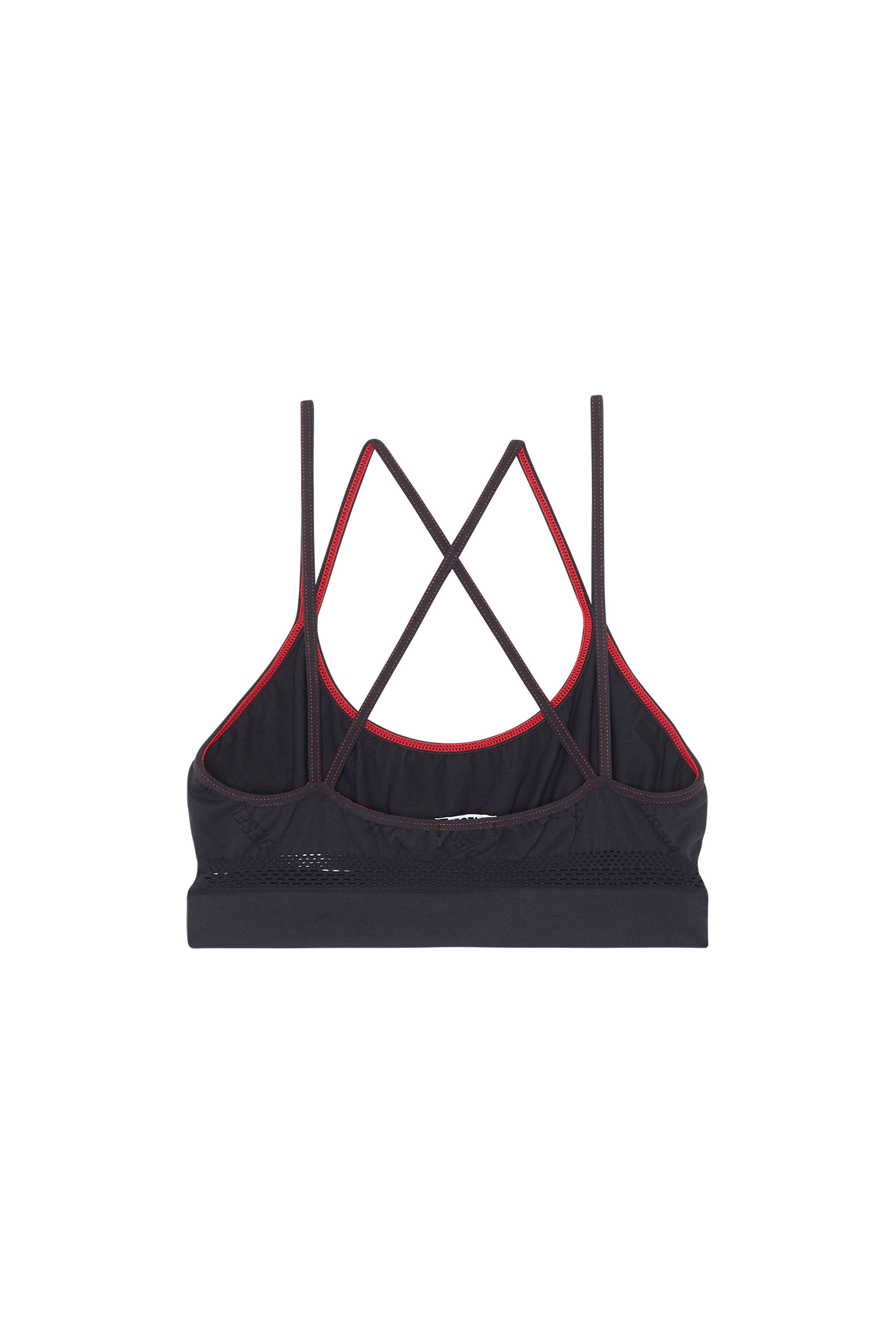 Diesel - UFSB-TRILLY, Woman's Seamless bralette with Diesel motif in Pink - 2