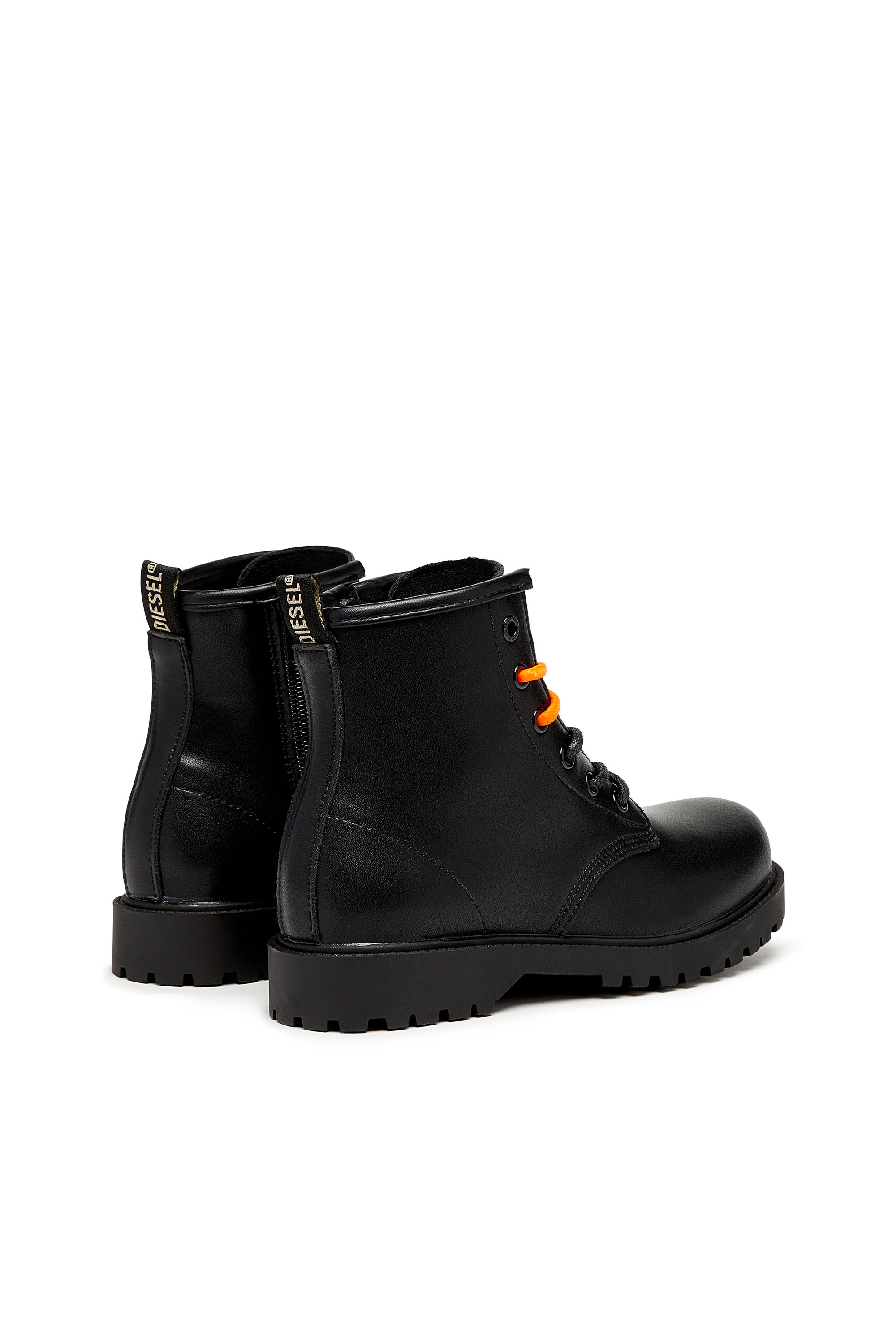 Diesel - LC BOOT CH, Unisex's Combat boots in nubuck leather in Black - 3