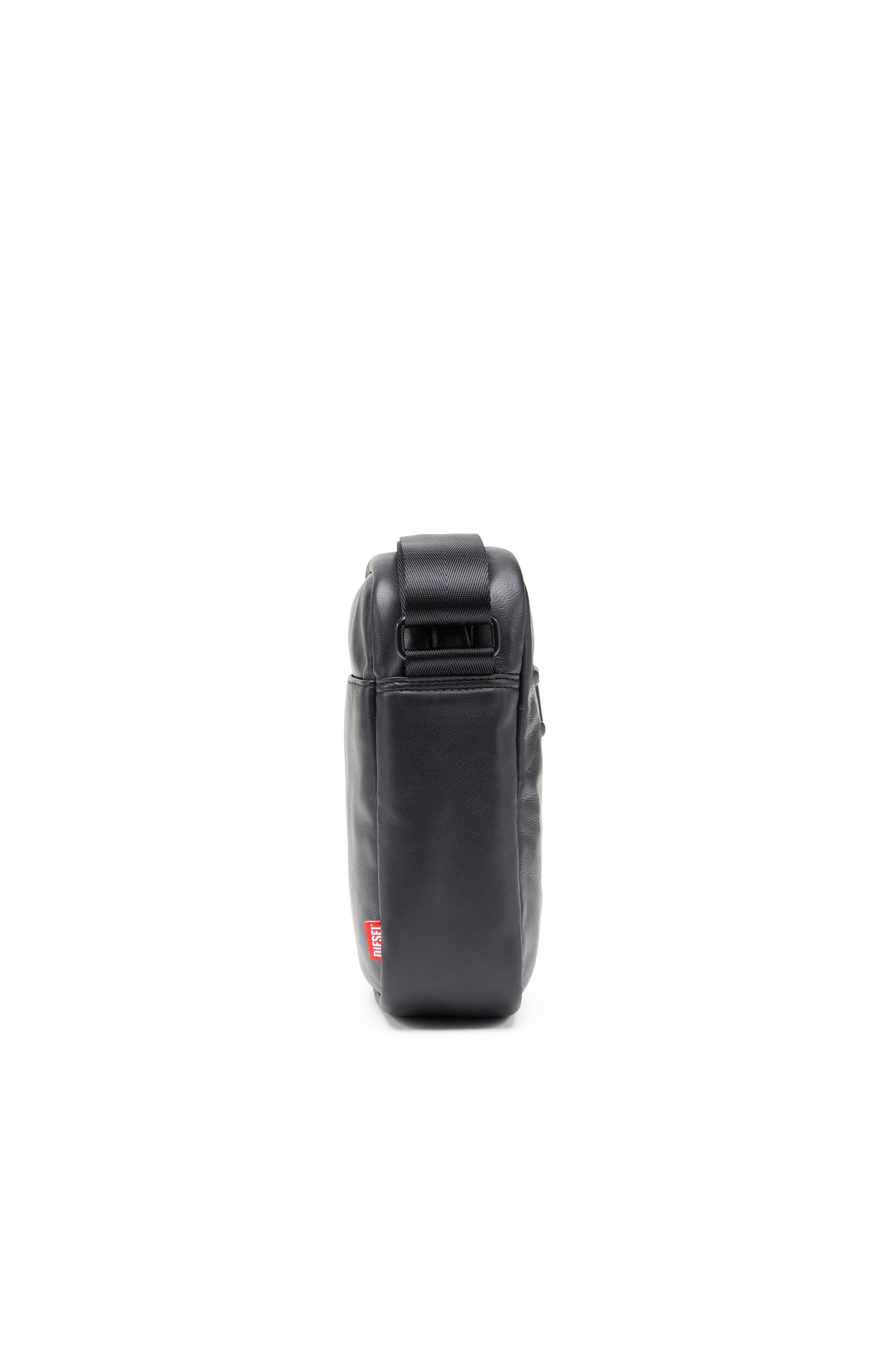 Diesel - RAVE CROSSBODY, Man's Rave Crossbody - Leather crossbody with embossed D logo in Black - 3