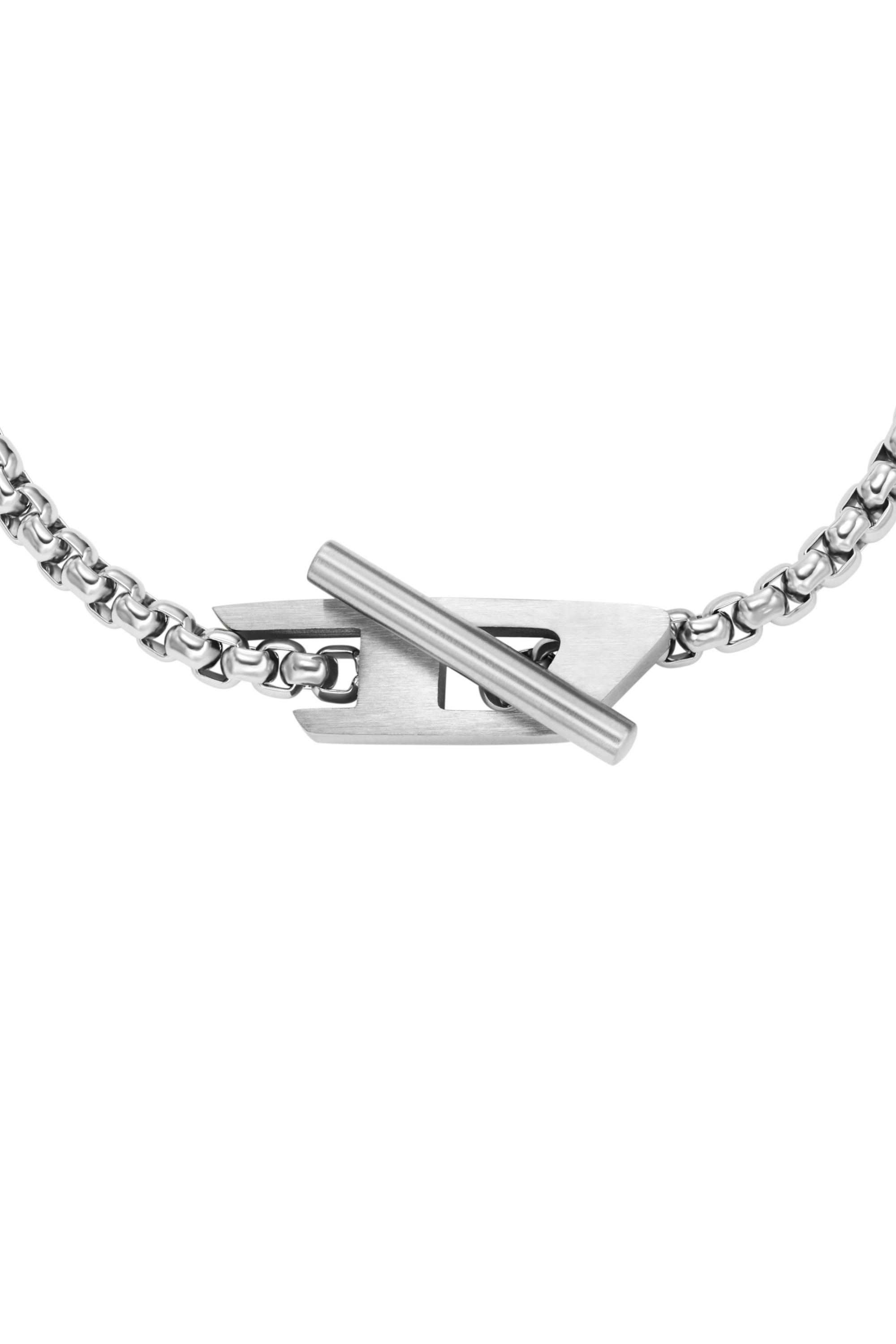 Diesel - DX1476, Unisex's Stainless steel chain bracelet in Silver - 2