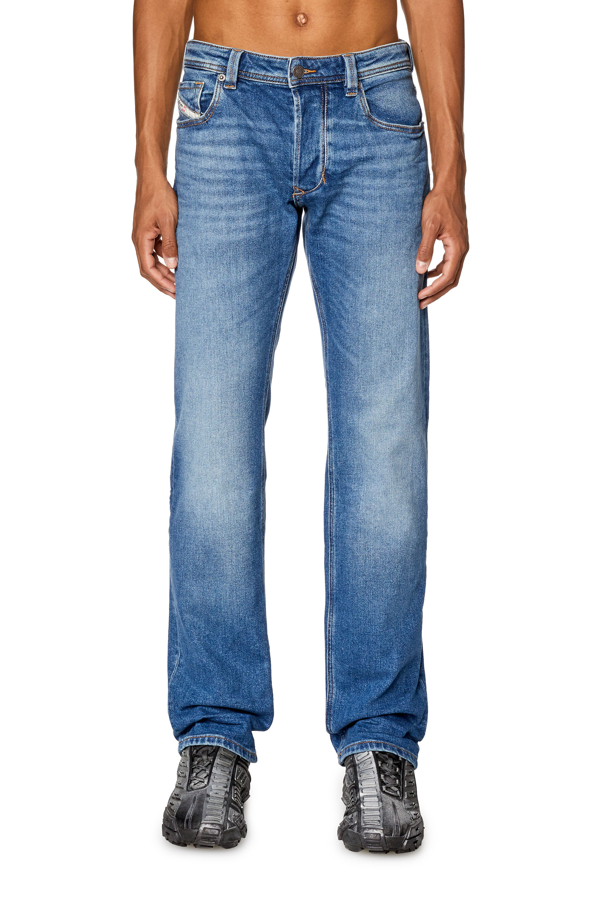 Diesel - Man's Straight Jeans 1985 Larkee 0ENAT, Medium blue - 1