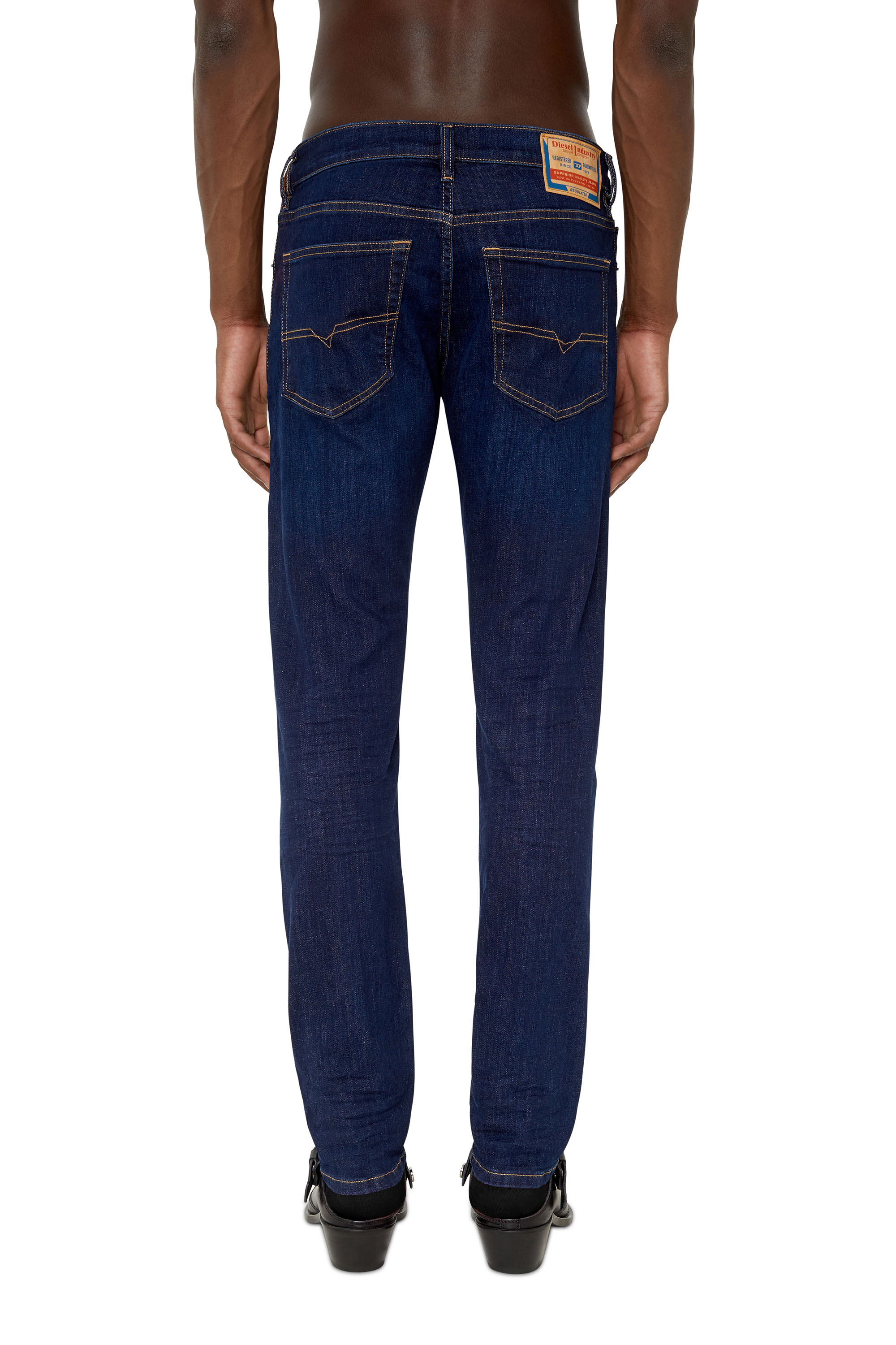 Diesel - Slim Jeans D-Luster 0IHAQ, Man's Slim Jeans - D-Luster in Dark Blue - 4