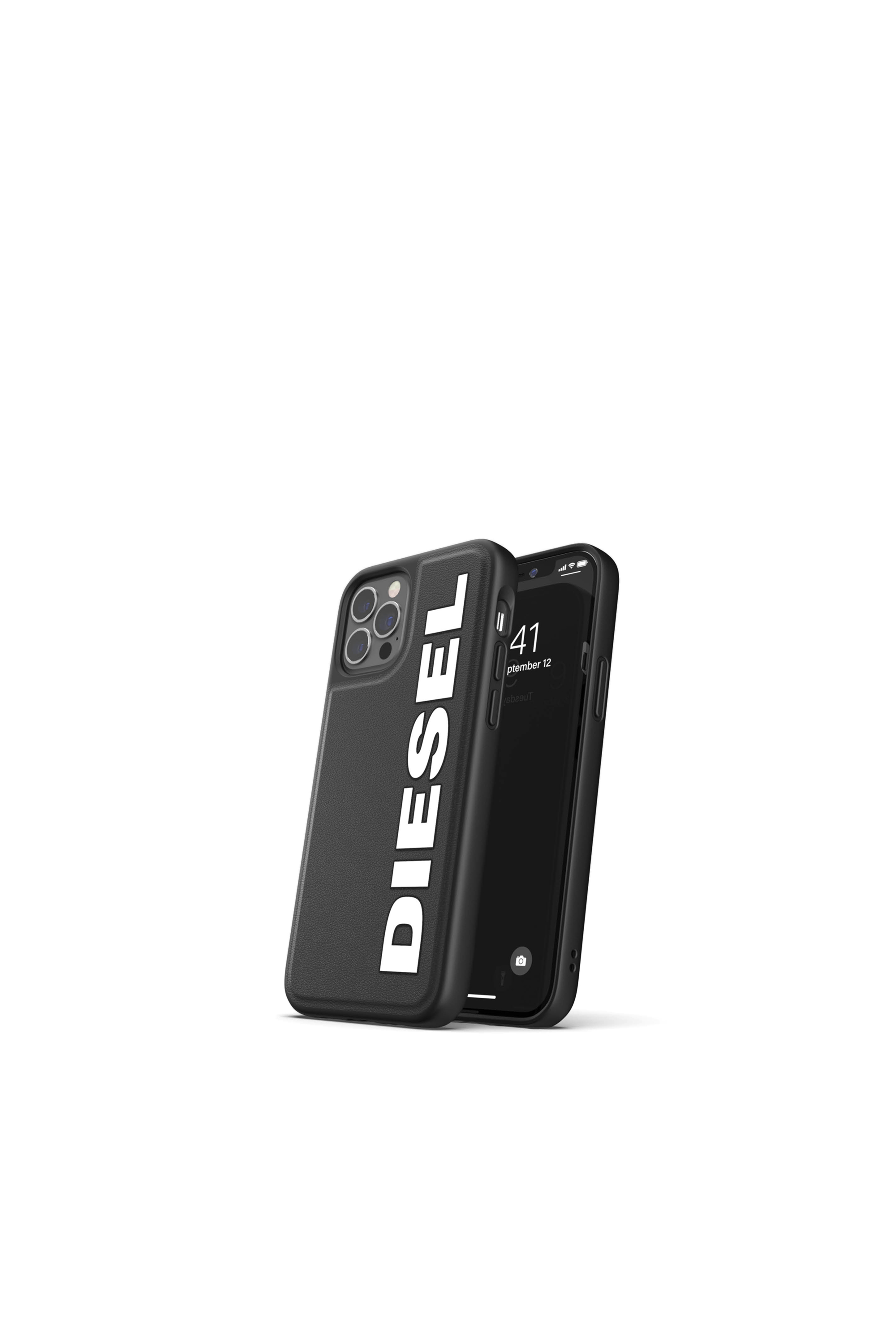 Diesel - 42492 STANDARD CASE, Unisex's Moulded Case Core for iPhone 12/12 Pro in Black - 3
