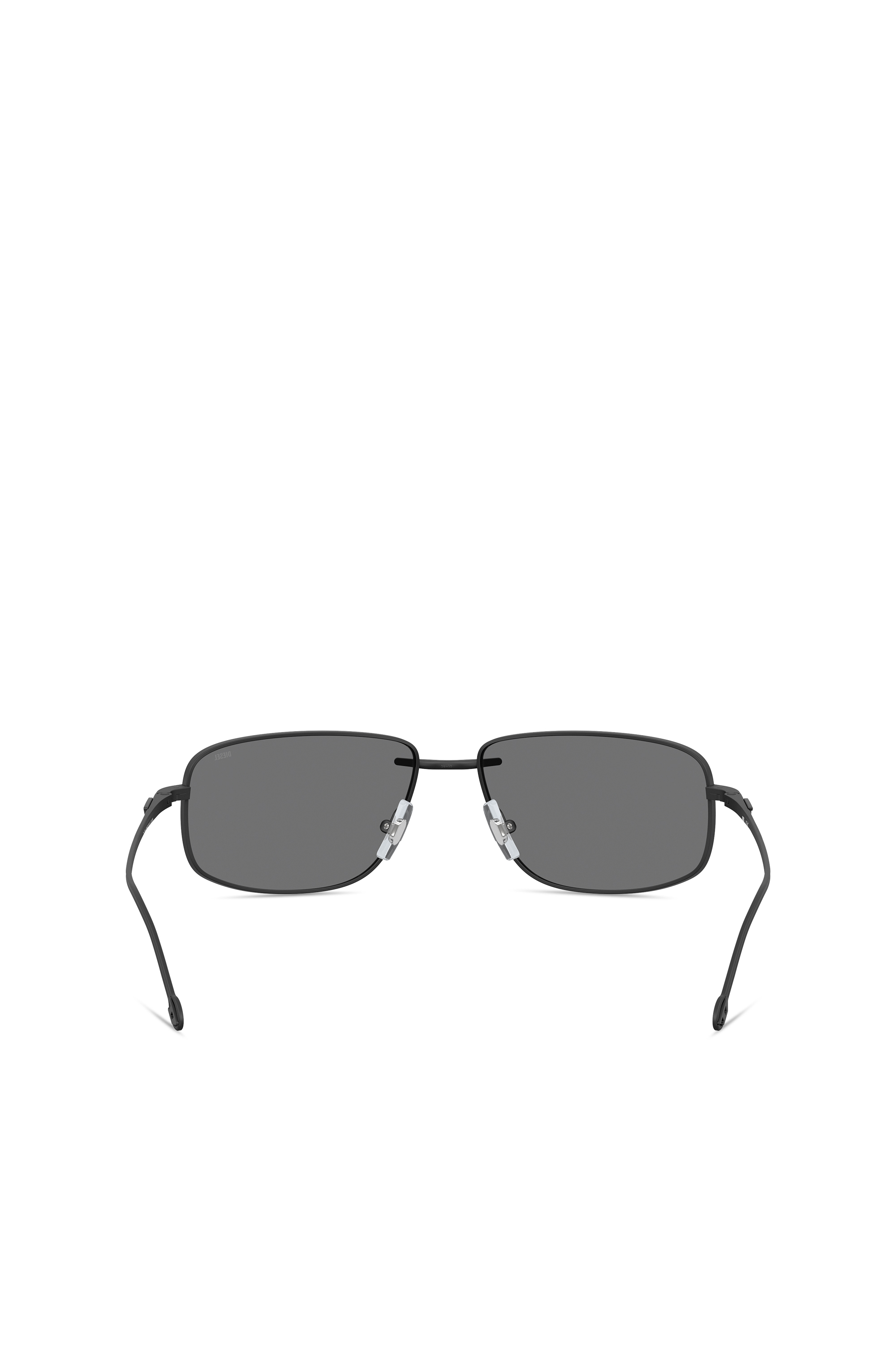 Diesel - 0DL1005, Unisex's Racer shape sunglasses in metal in Black - 4