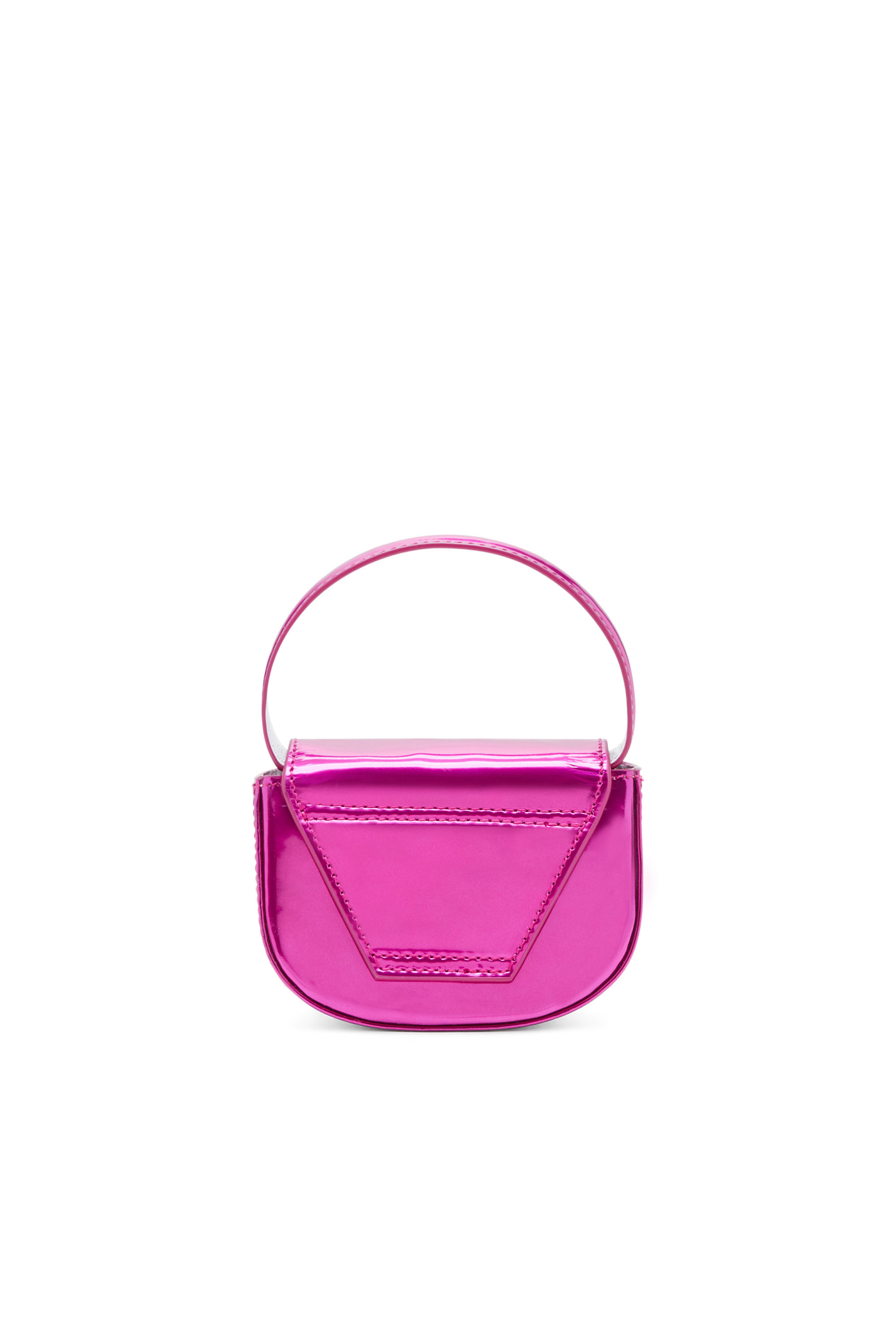 Diesel - 1DR XS, Woman's Iconic mini bag in mirrored leather in Hot pink - 2