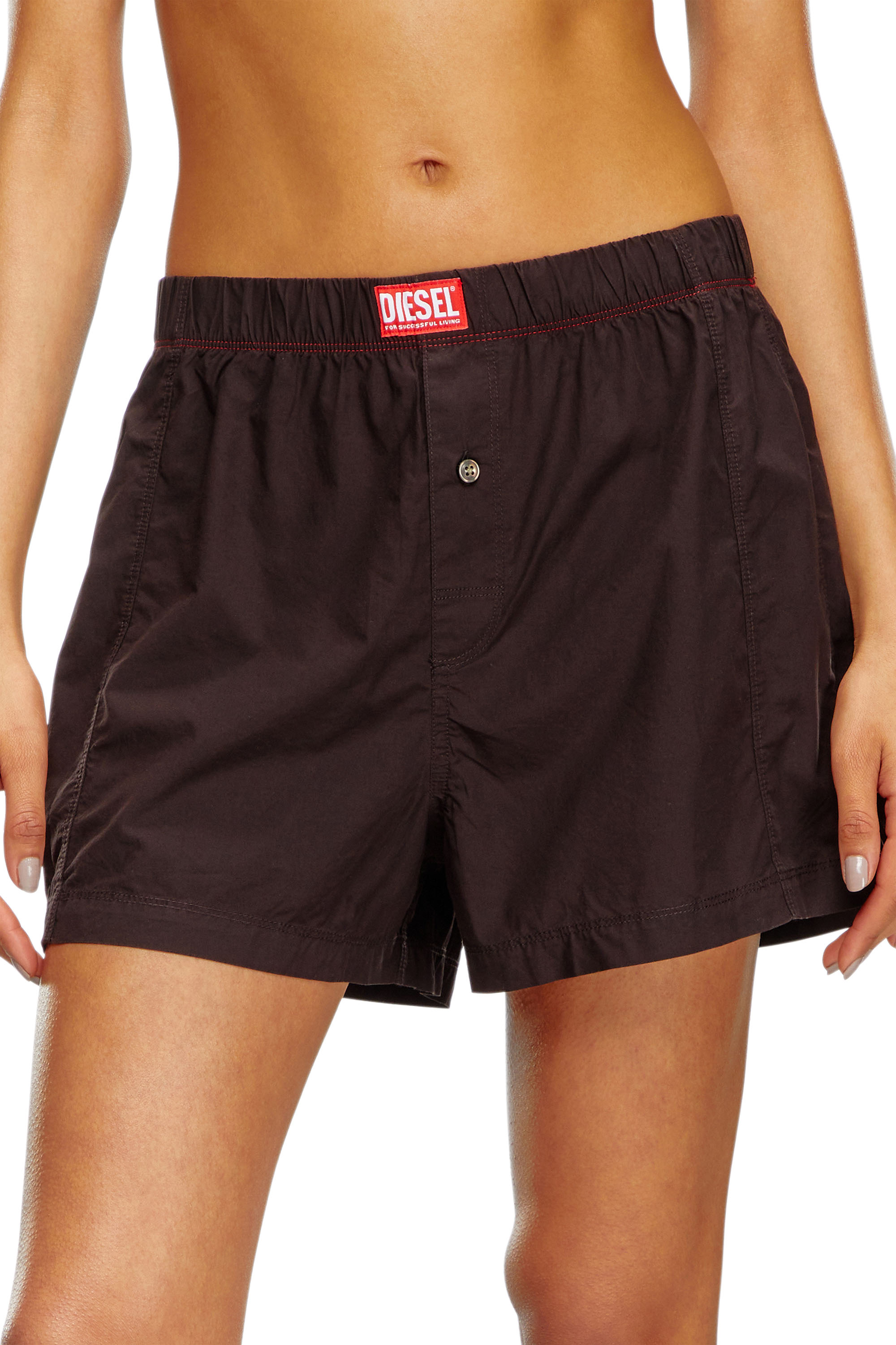 Diesel - UUBX-STARK, Unisex's Nude cotton boxers in Dark Brown - 4
