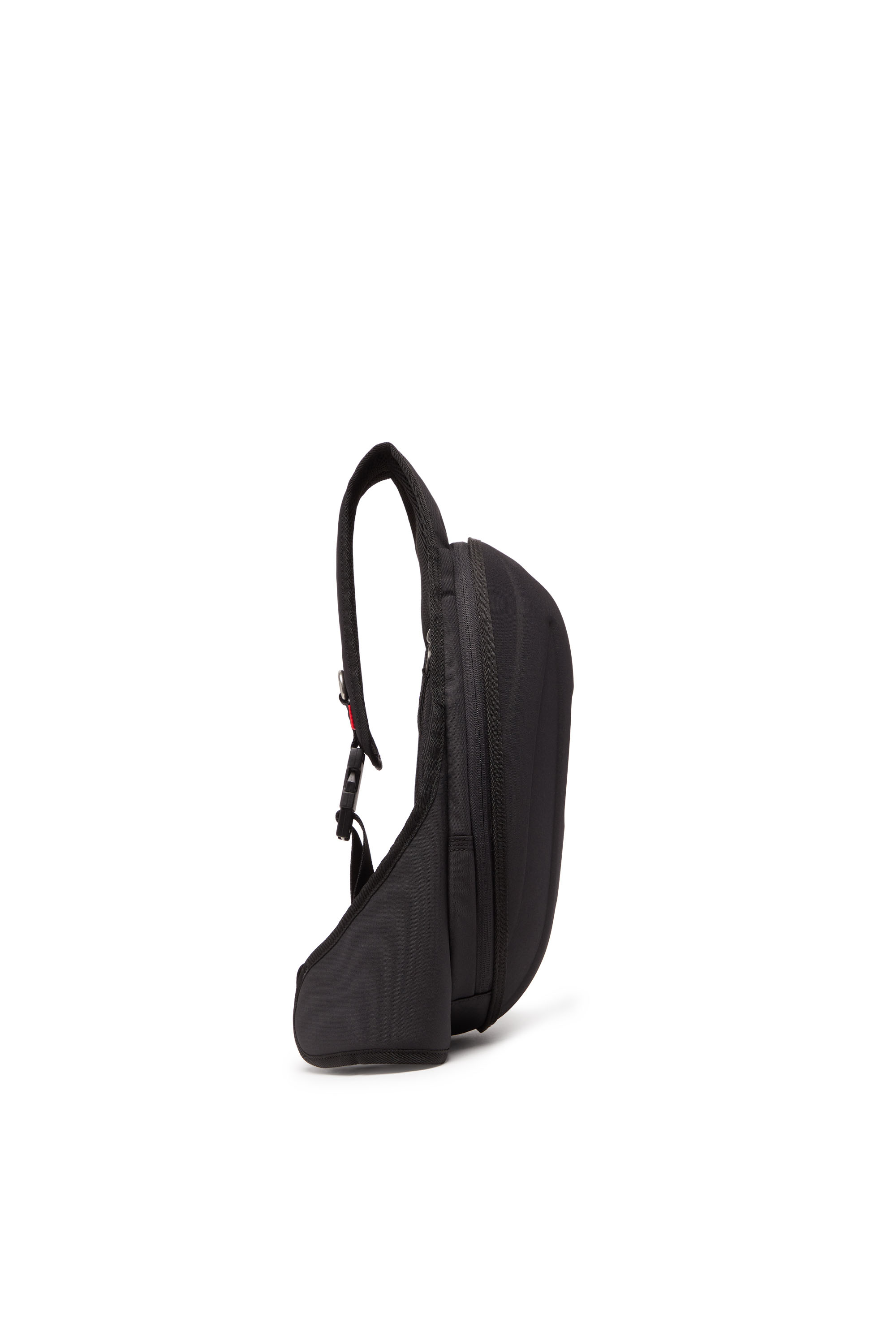 Diesel - 1DR-POD SLING BAG, Man's 1DR-Pod Sling Bag - Hard shell sling backpack in Black - 3