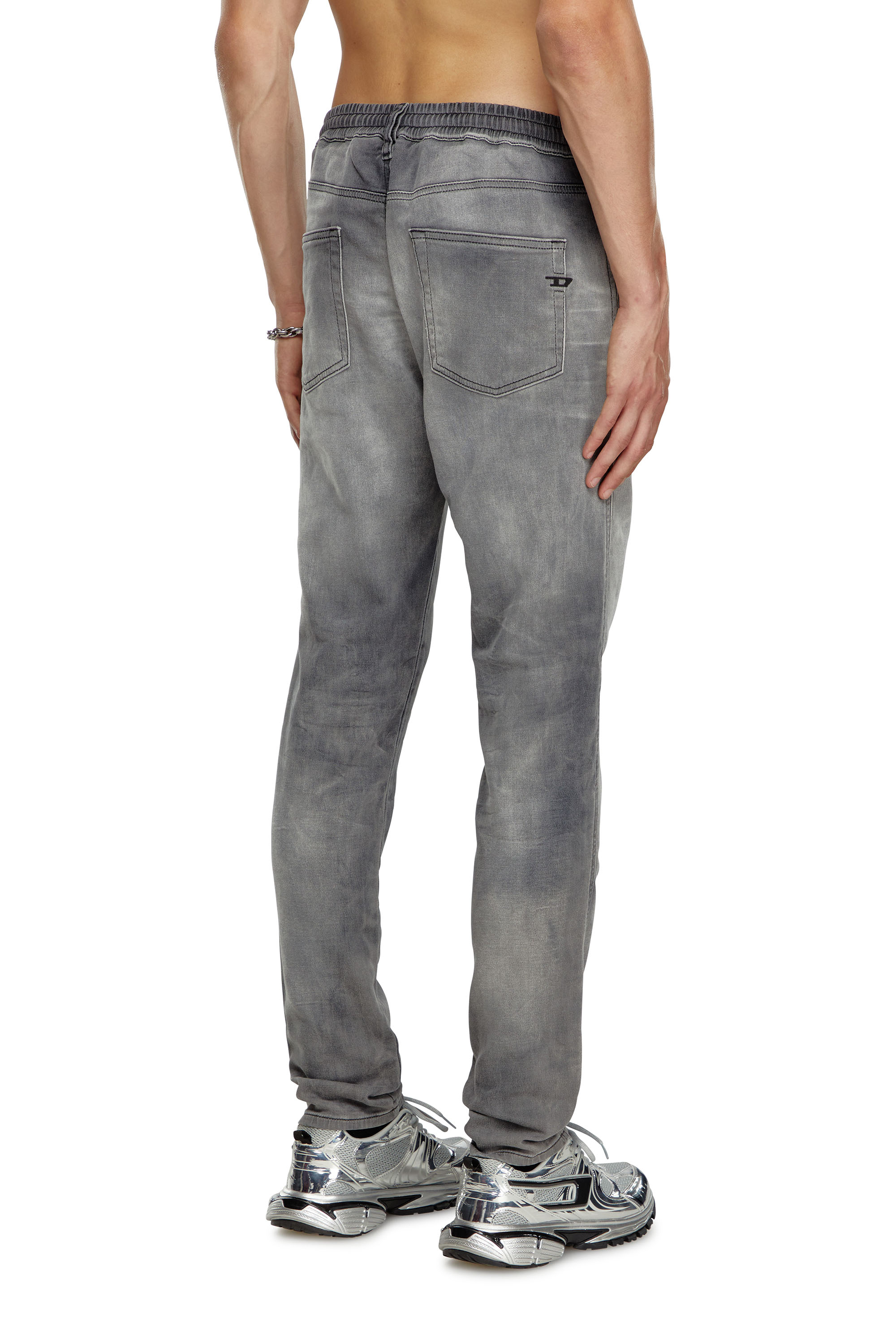 Diesel - Man's Slim 2060 D-Strukt Joggjeans® 068LR, Dark grey - 4