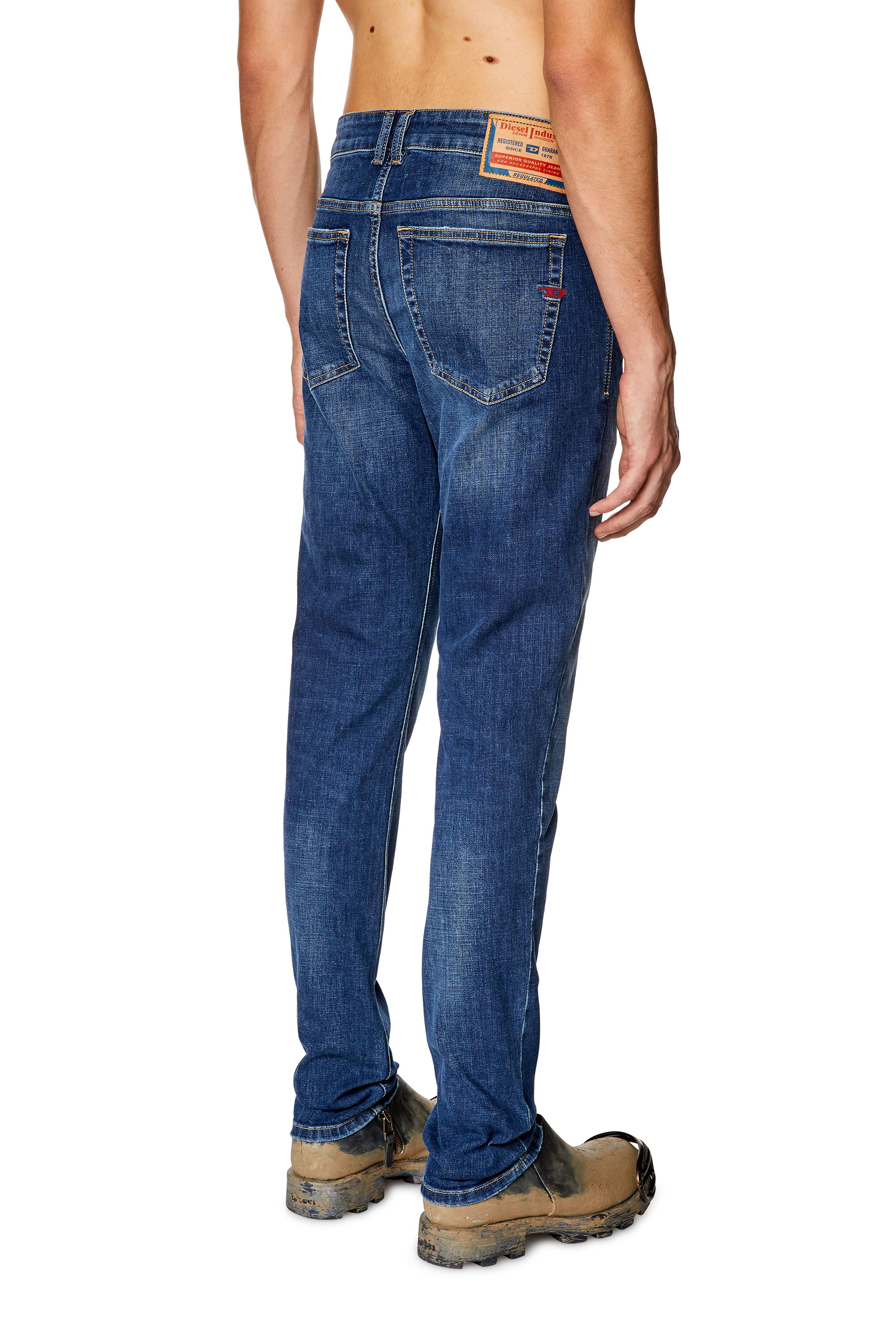 Diesel - Man's Skinny Jeans 1979 Sleenker 09H63, Dark Blue - 4