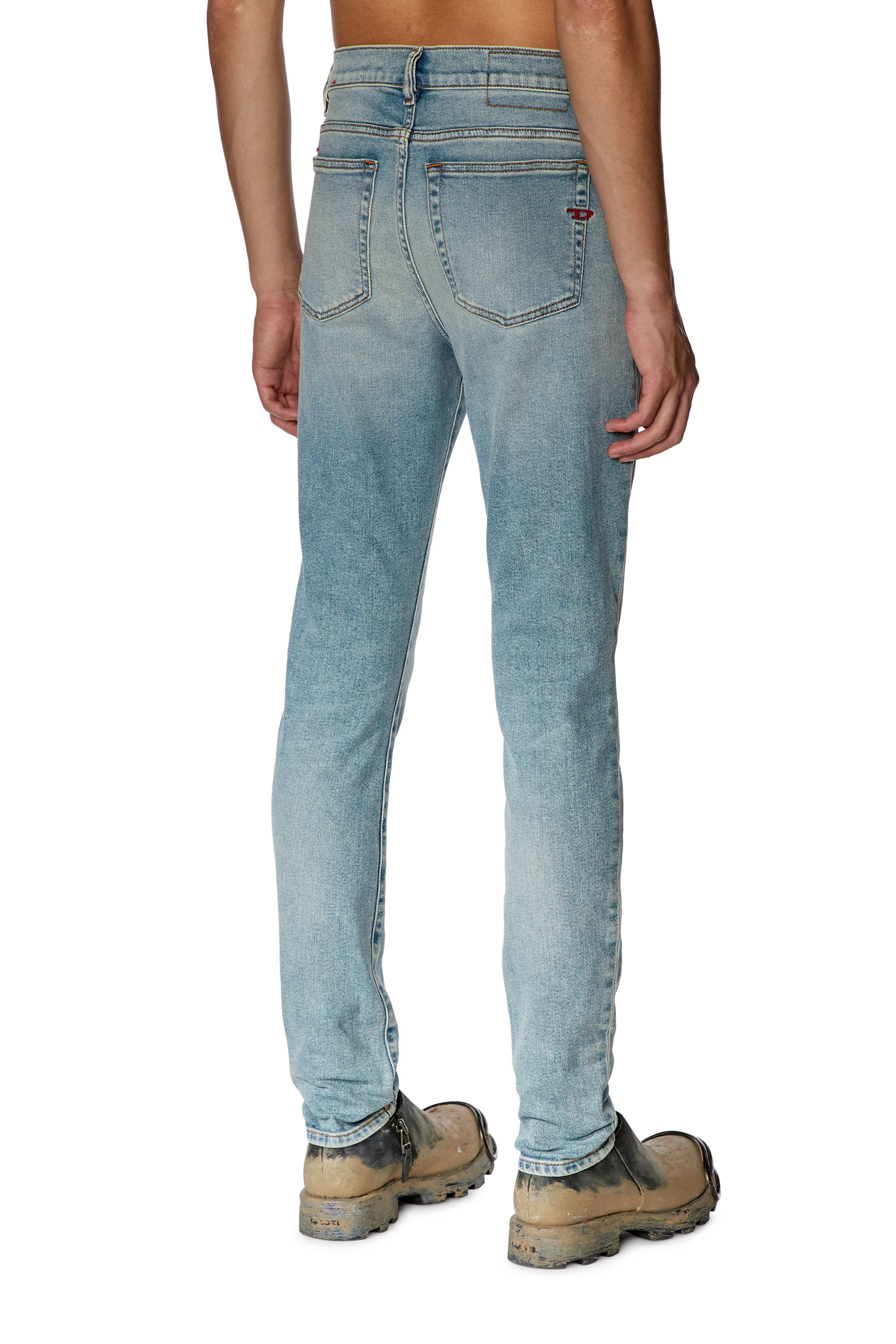 Diesel - Skinny Jeans 1983 D-Amny 09E82, Man's Skinny Jeans - 1983 D-Amny in Light Blue - 4